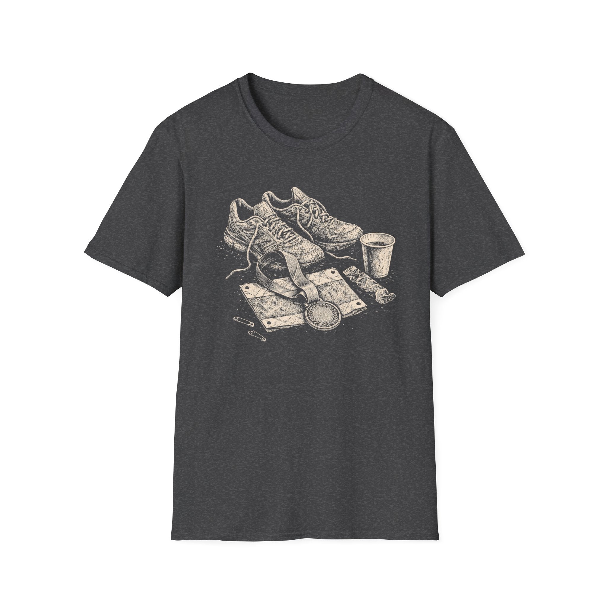 Medal and Shoe Realistic T-Shirt