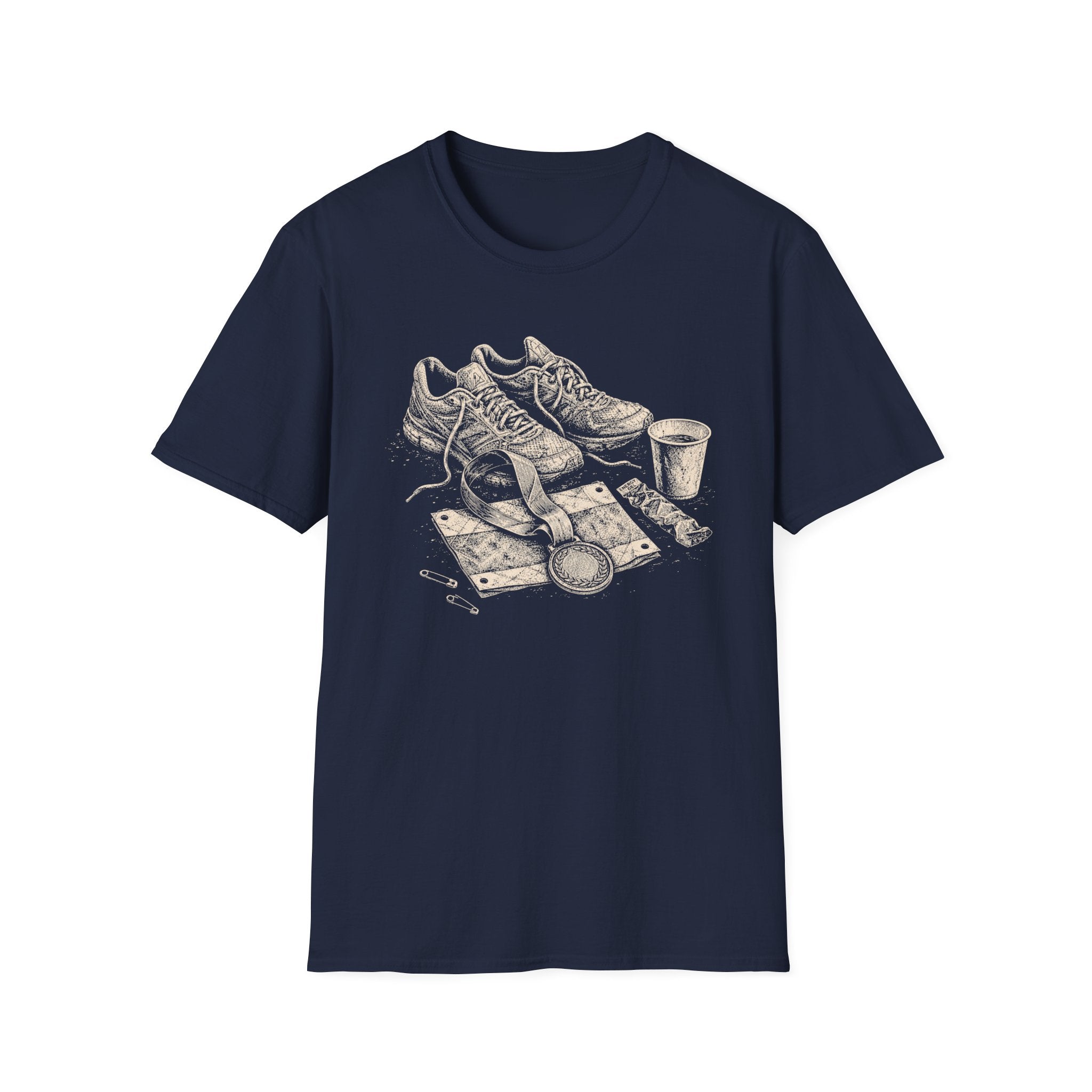 Medal and Shoe Realistic T-Shirt