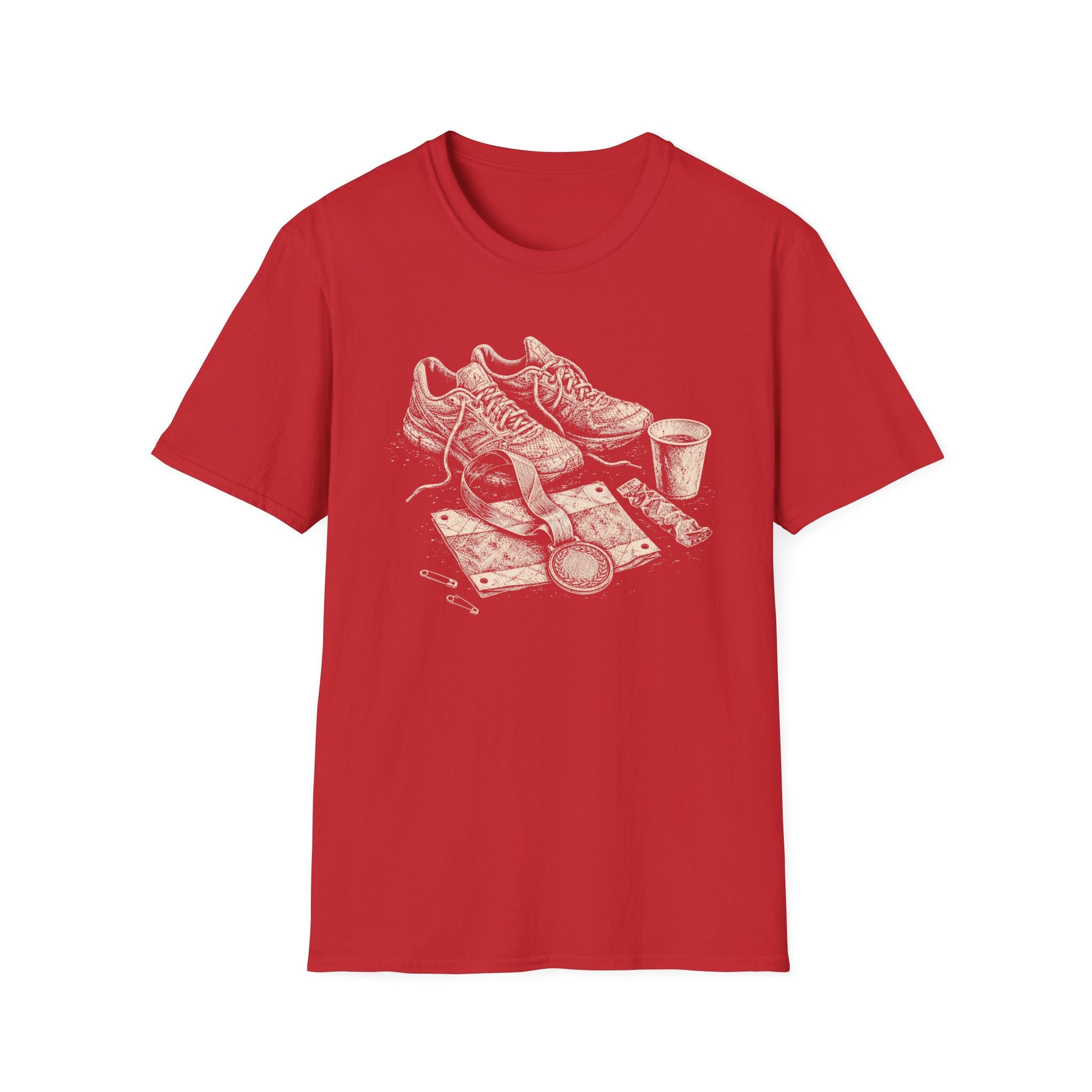 Medal and Shoe Realistic T-Shirt