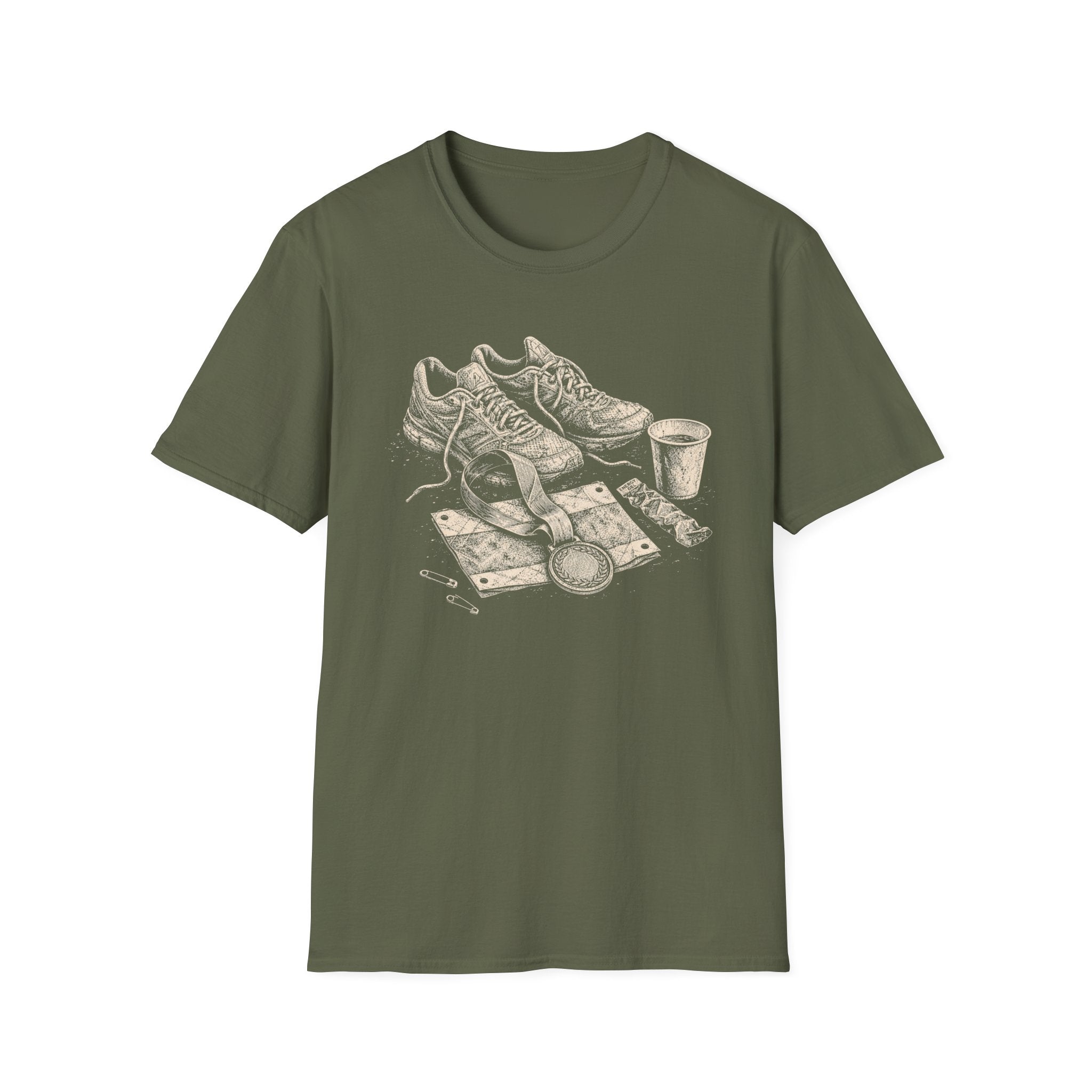 Medal and Shoe Realistic T-Shirt