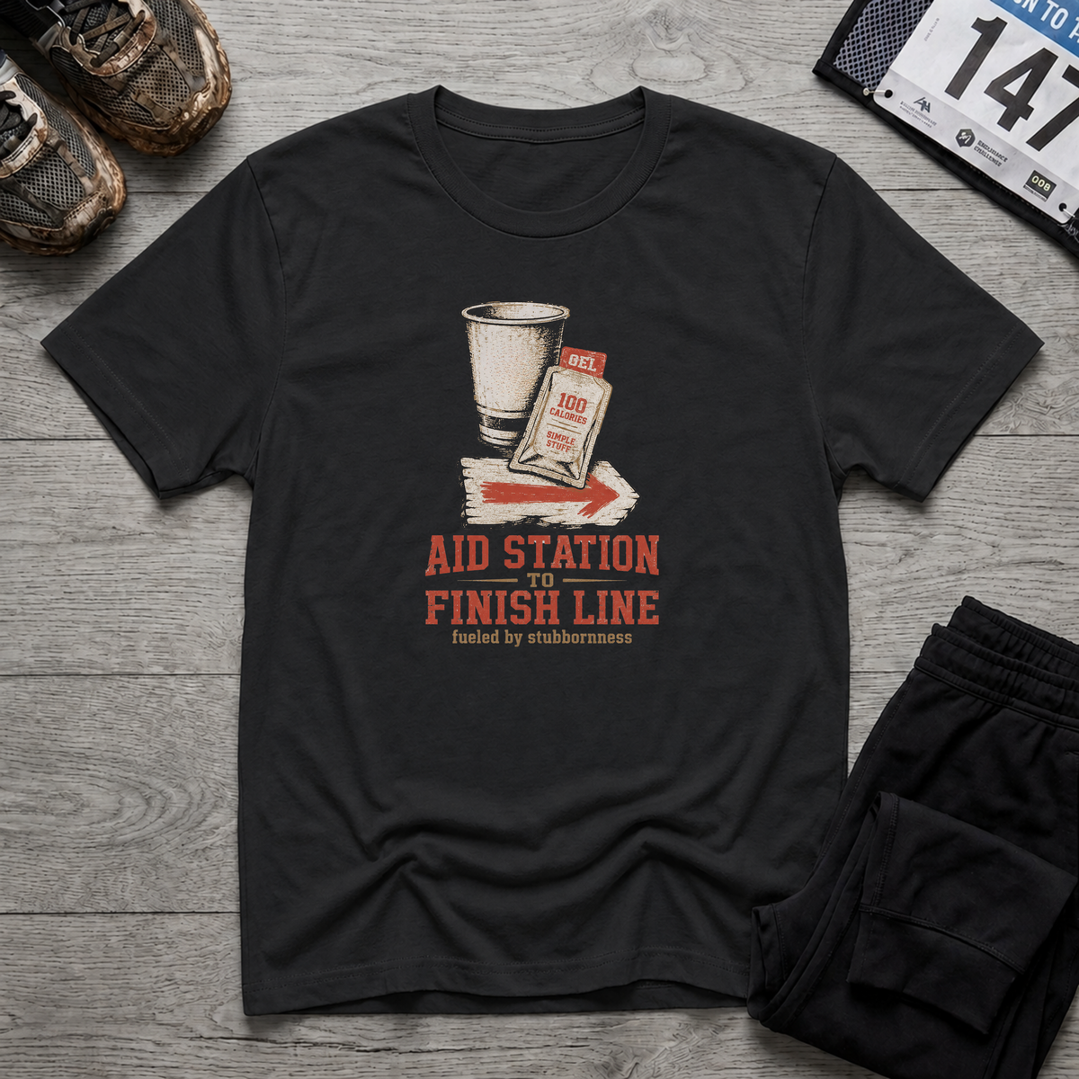 Aid Station to Finish Line T-Shirt