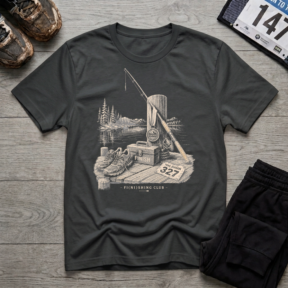 Fi(ni)shing Society Dock T-Shirt