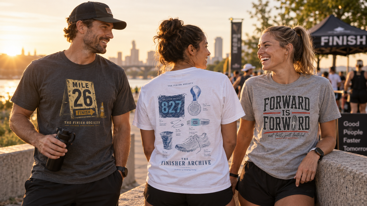 The Finish Society athletes together after an endurance event