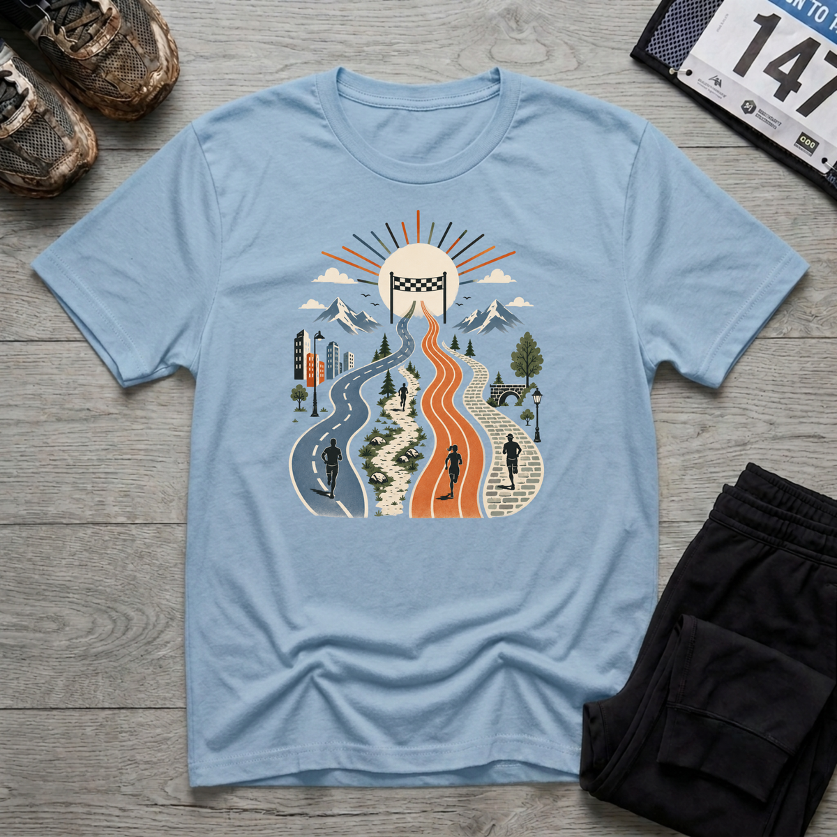 Different Routes T-Shirt