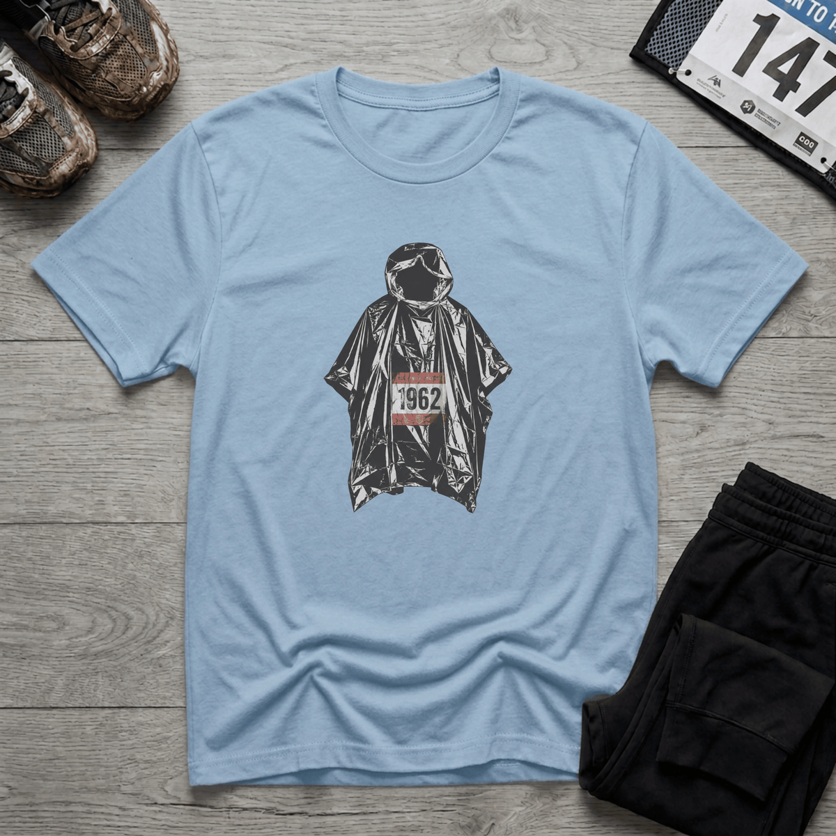 Start Line Poncho T-Shirt