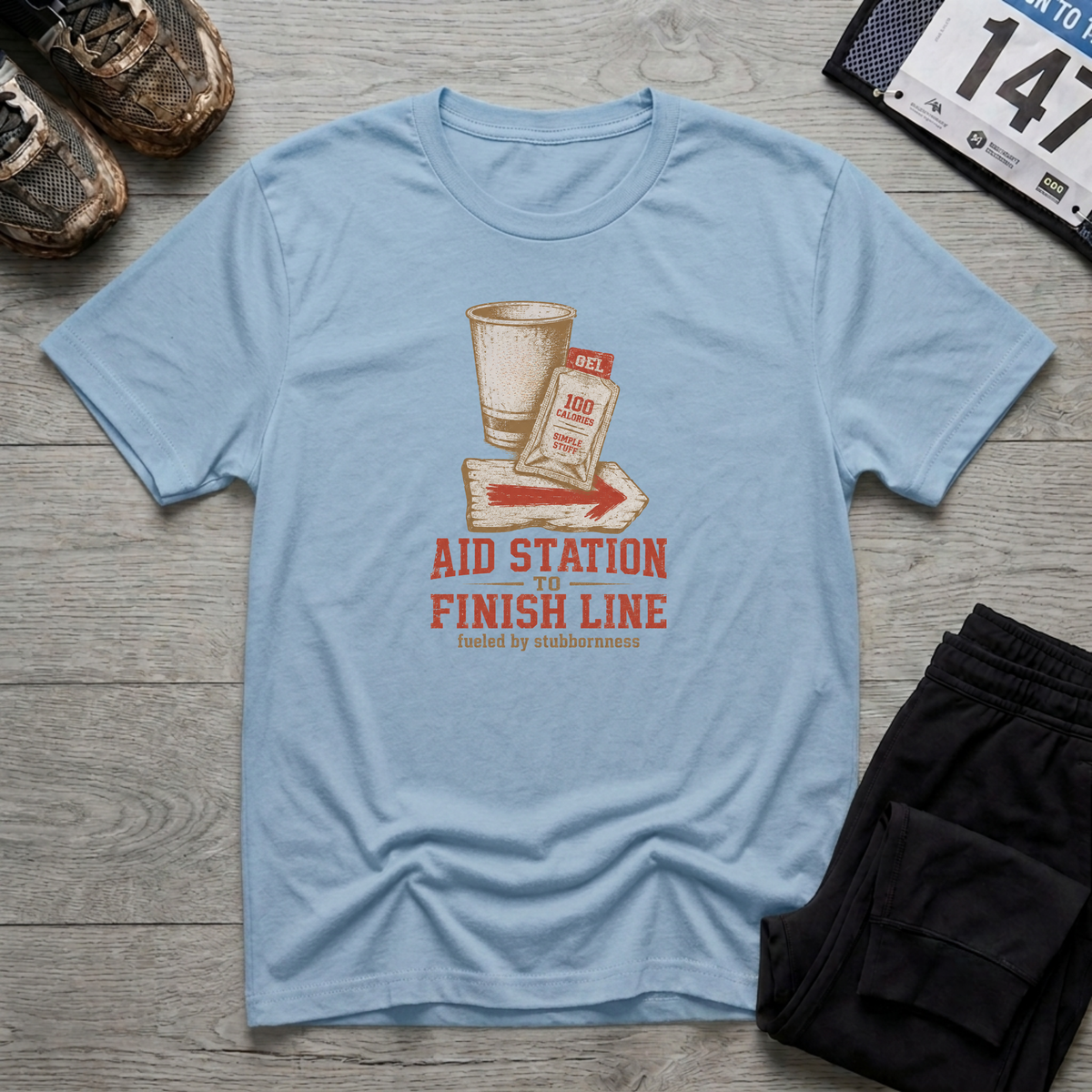 Aid Station to Finish Line T-Shirt