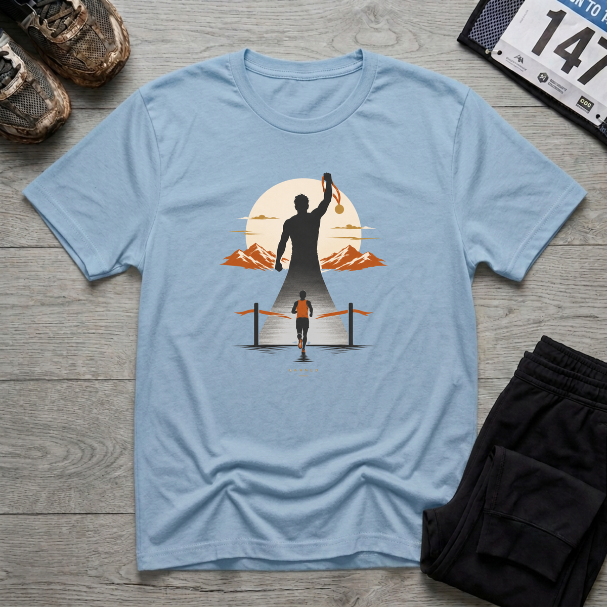 Earned Male T-Shirt