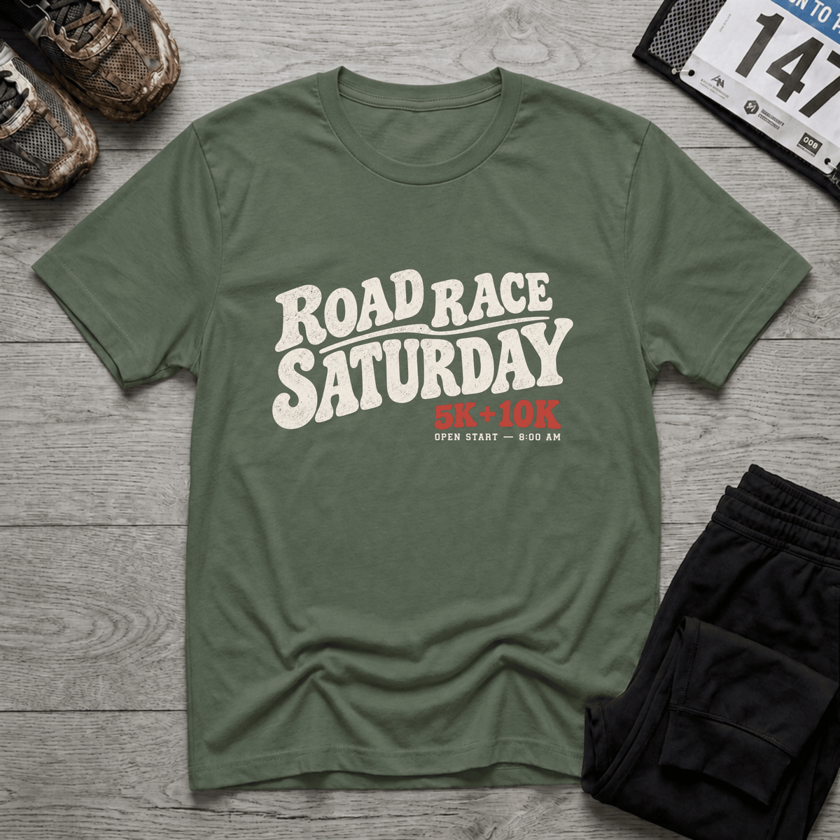 Road Race Saturday T-Shirt