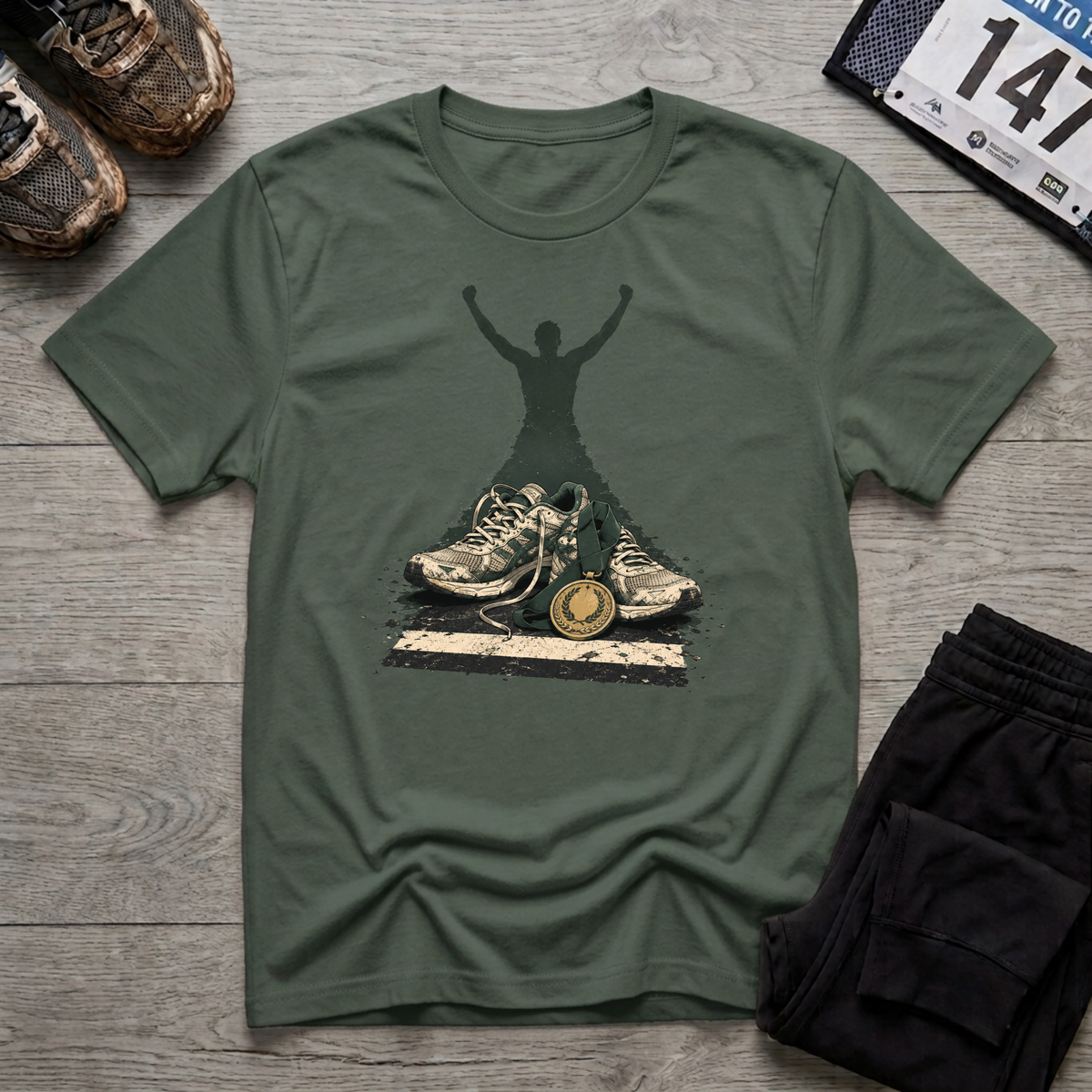 Finisher Shoes Male T-Shirt