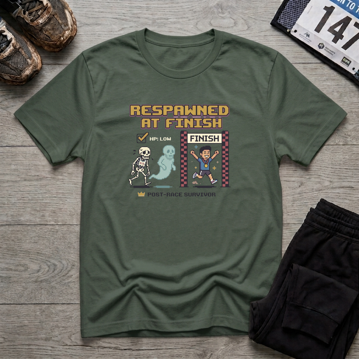 Respawned at Finish T-Shirt