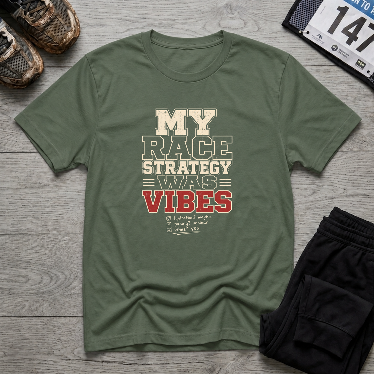 My Race was Vibes T-Shirt