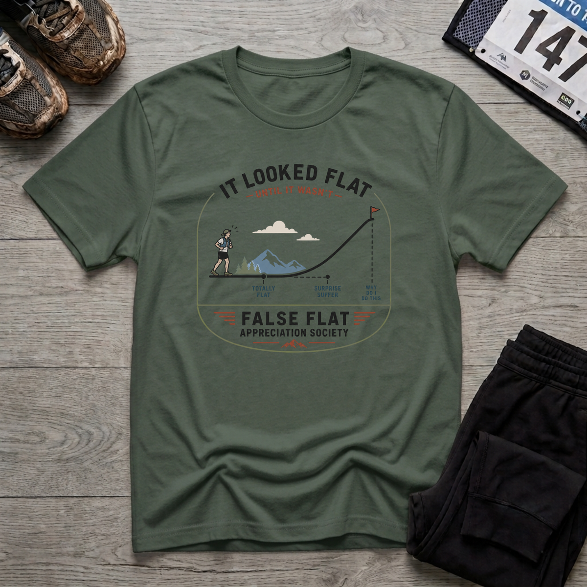 False Flat T-Shirt