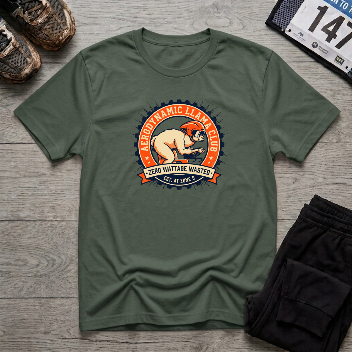 Aerodynamic Llama T-Shirt