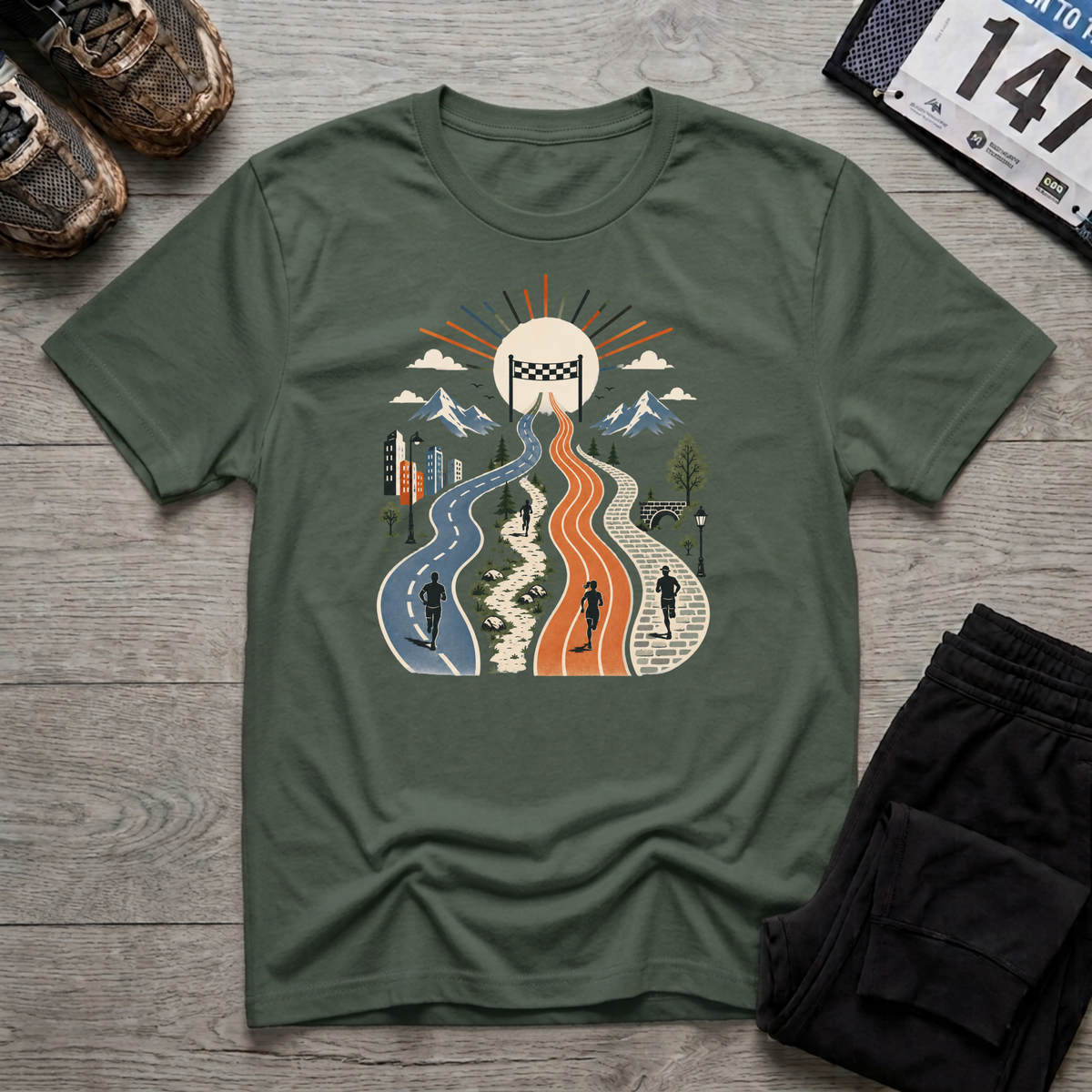 Different Routes T-Shirt