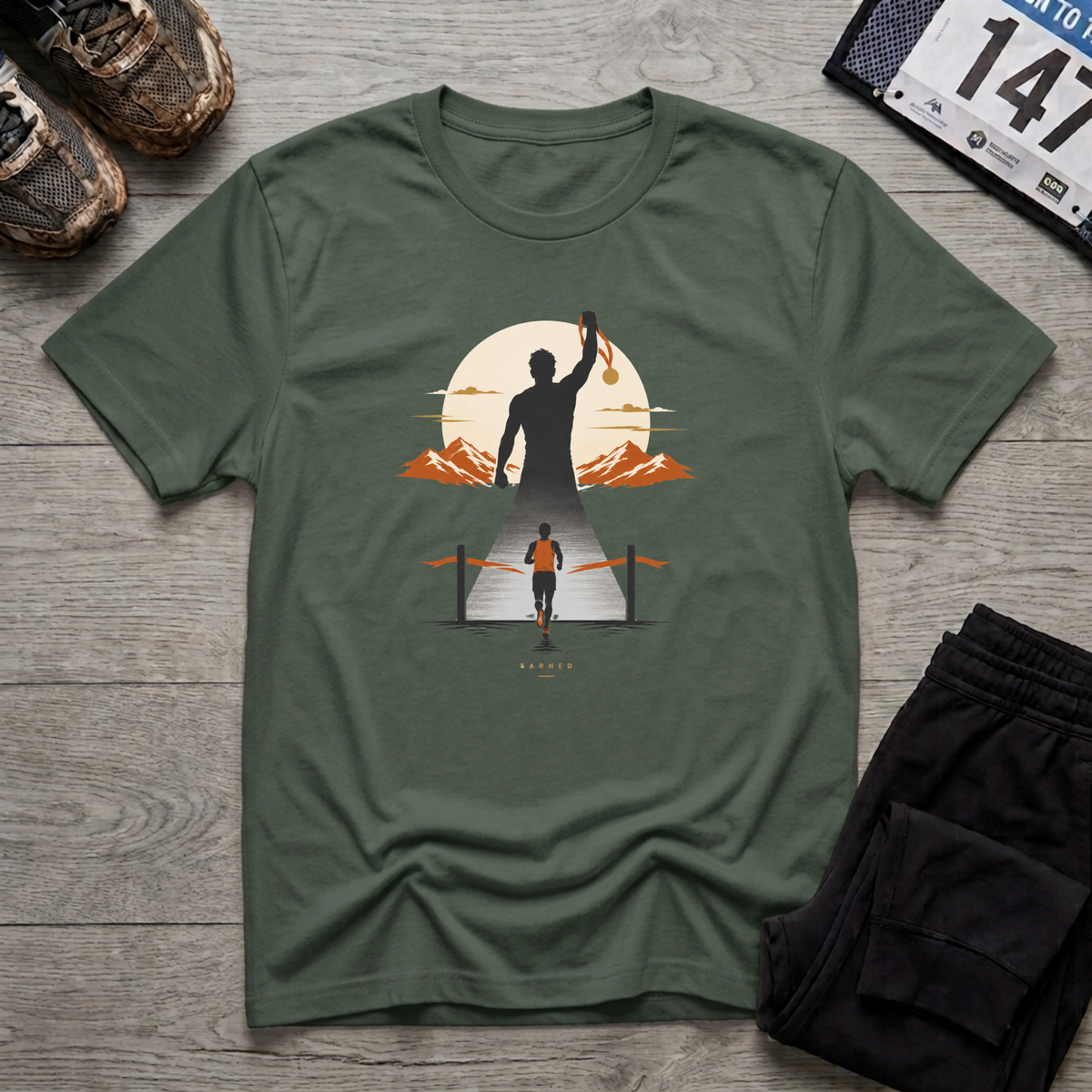 Earned Male T-Shirt