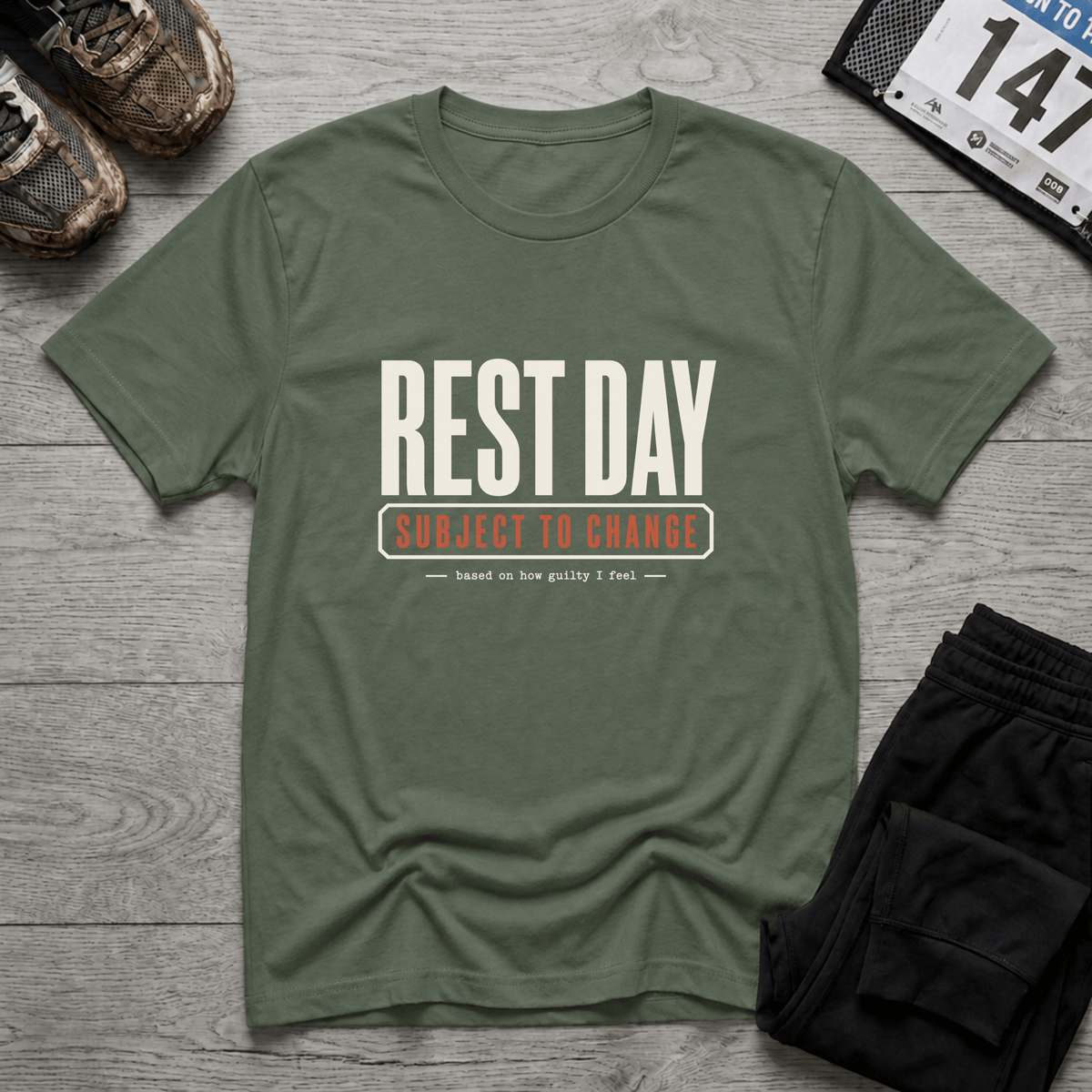 Rest Day Subject to Change T-Shirt