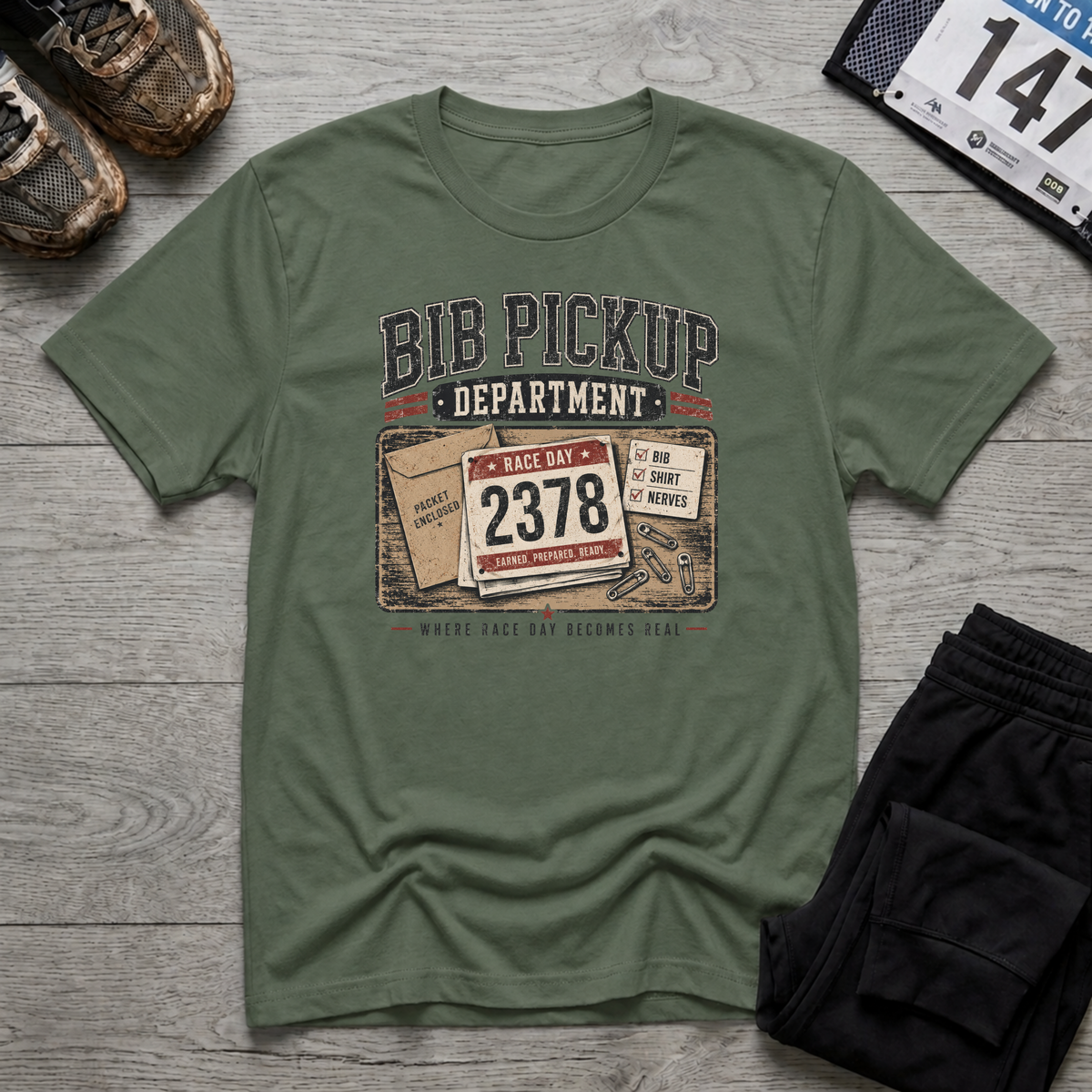 Bib Pickup Department T-Shirt