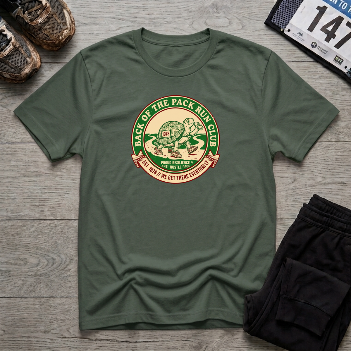 Back of the Pack Turtle T-Shirt