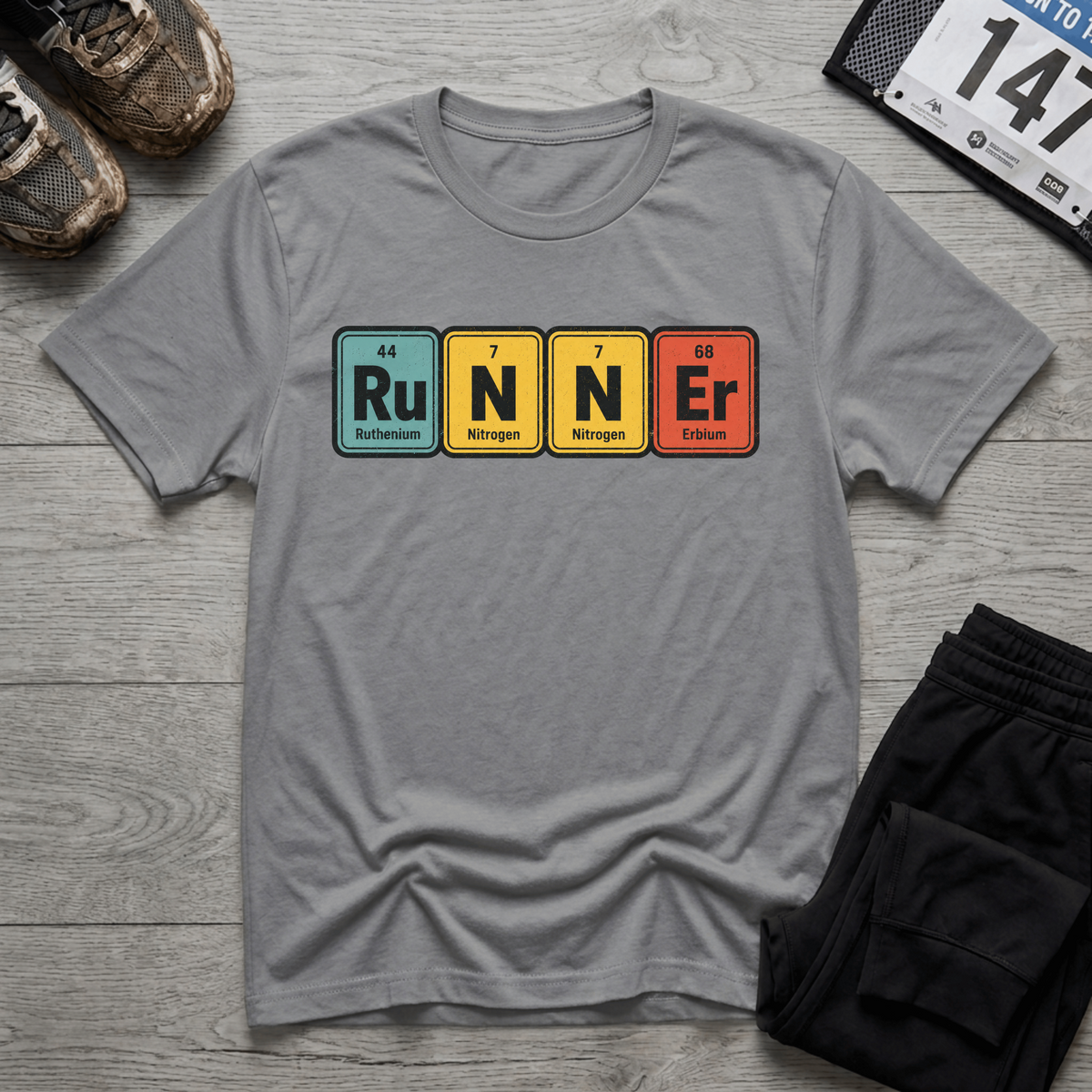 TFS mockup | Runner Periodic Table T-Shirt | Sport Grey | 3e1904019c9c28c2