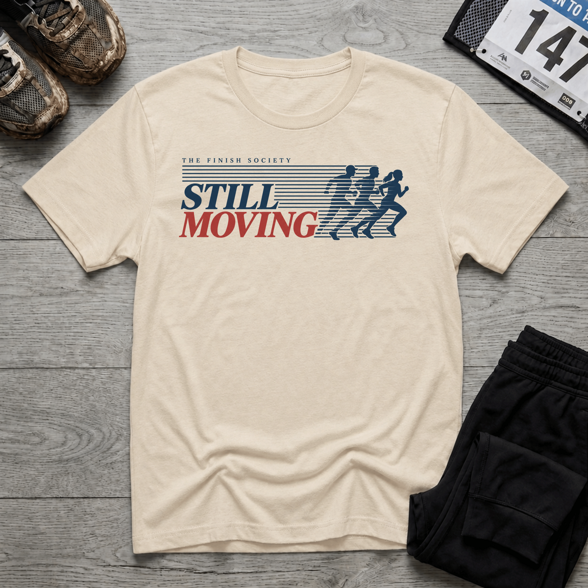 TFS mockup | Still Moving T-Shirt | Natural | ffe2a3feffe6f52a