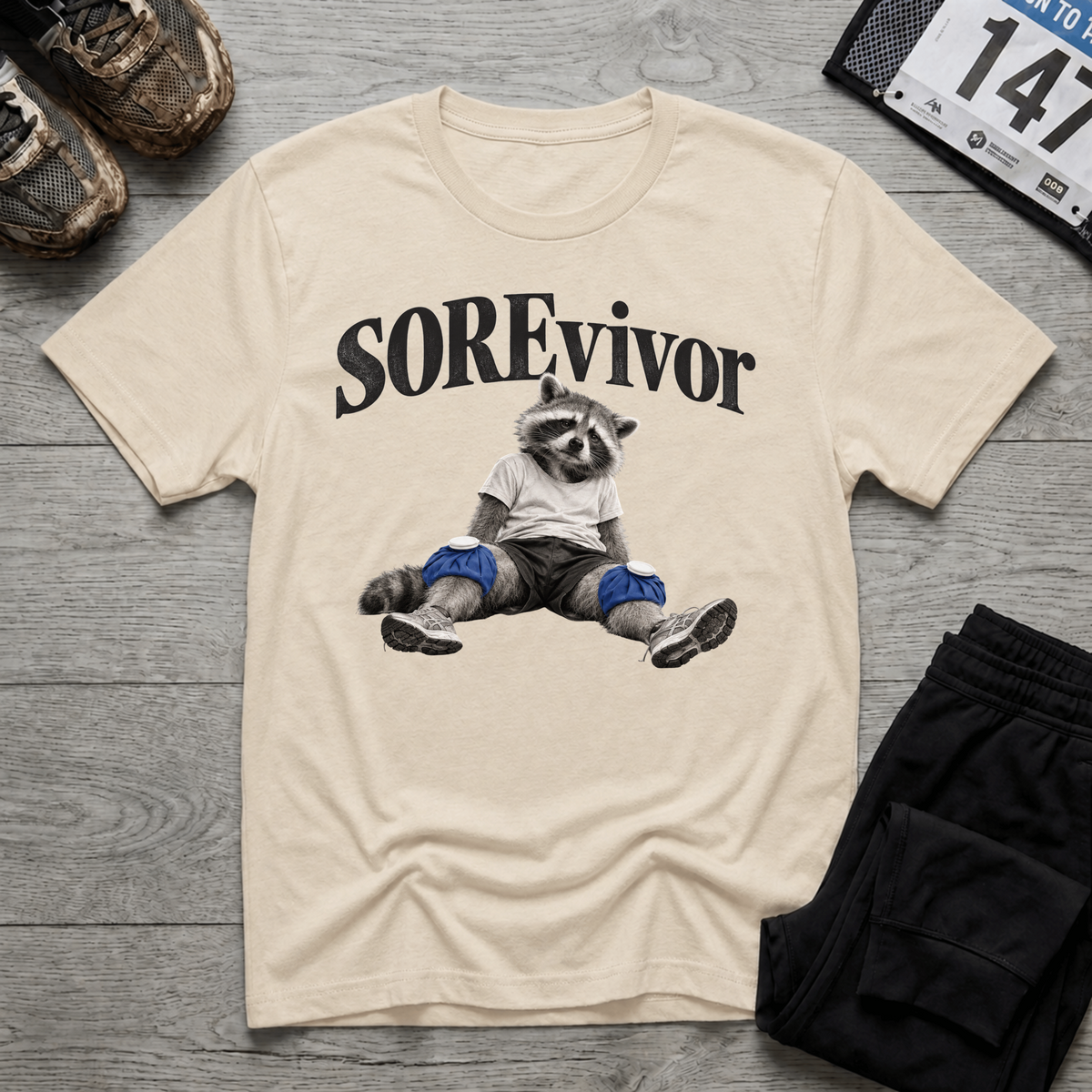 TFS mockup | Sorevivor T-Shirt | Natural | db3b5f3397044110