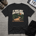 TFS mockup | Just an Easy Run T-Shirt | Black | f02de90bdd505240