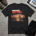 TFS mockup | Mission: Just Finish T-Shirt | Black | 2d7579dac5e259fe