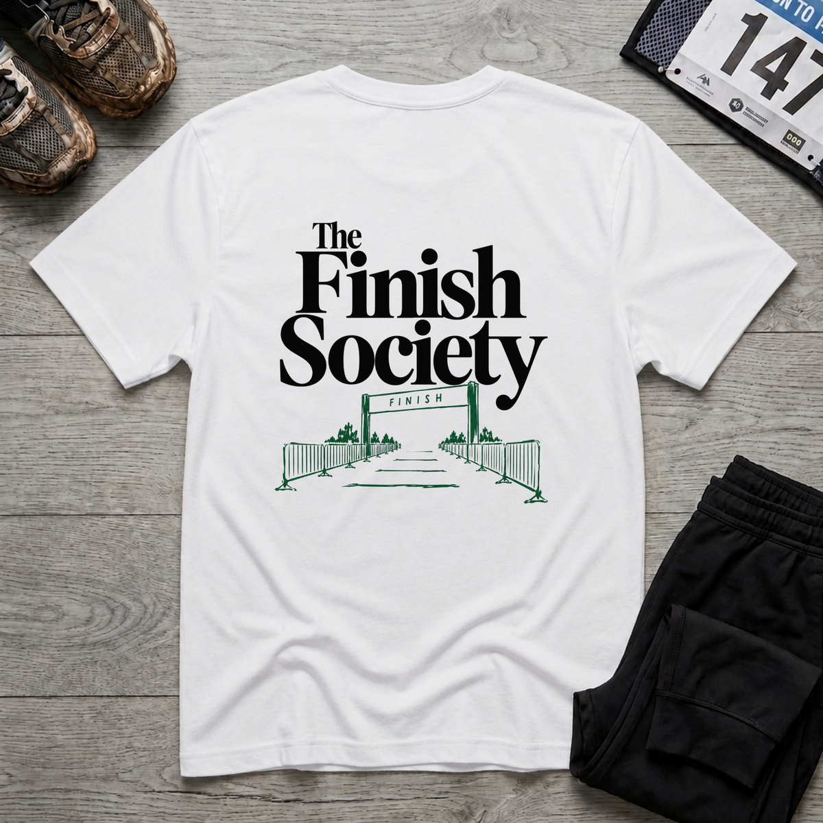 TFS mockup | Finish Society - Finish Chute T-Shirt | White | cf5375e74ca9d408