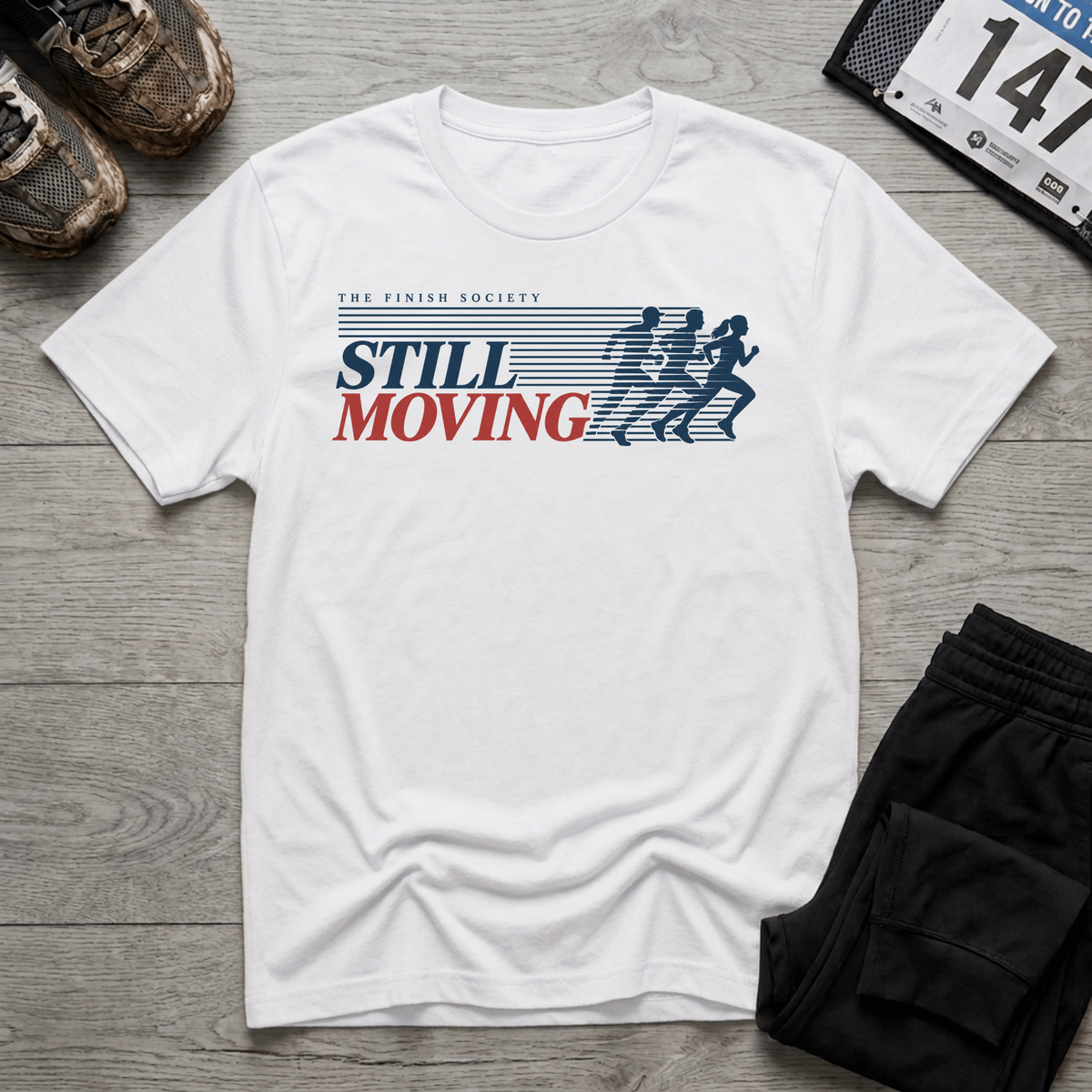 TFS mockup | Still Moving T-Shirt | White | 4a51b45ea5133629