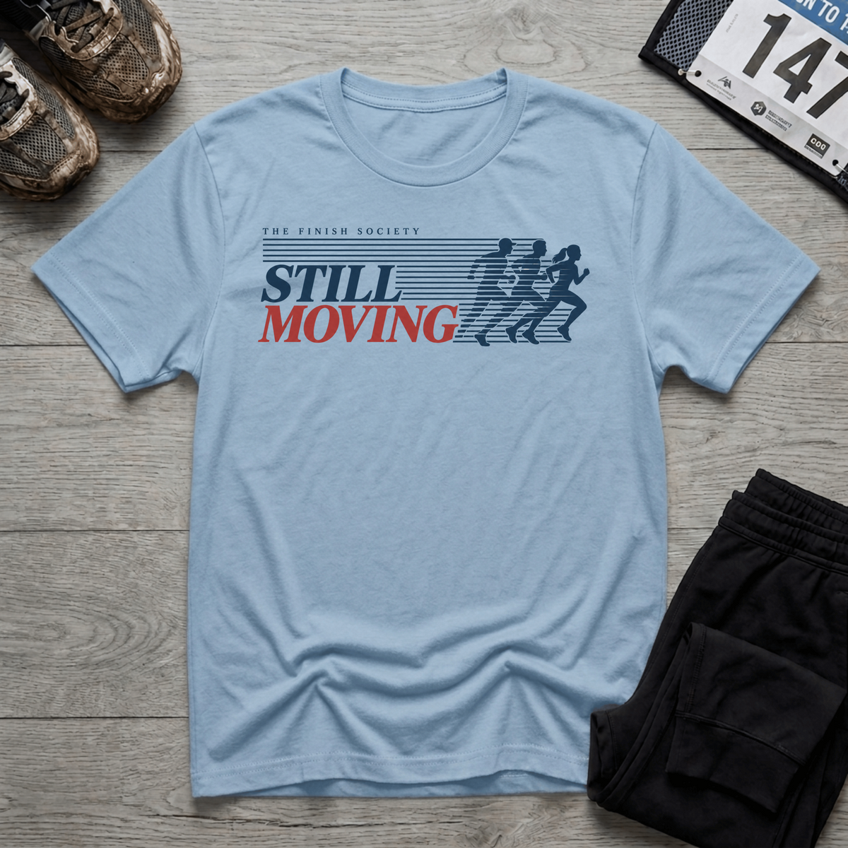 TFS mockup | Still Moving T-Shirt | Light Blue | 209107b295de87f2