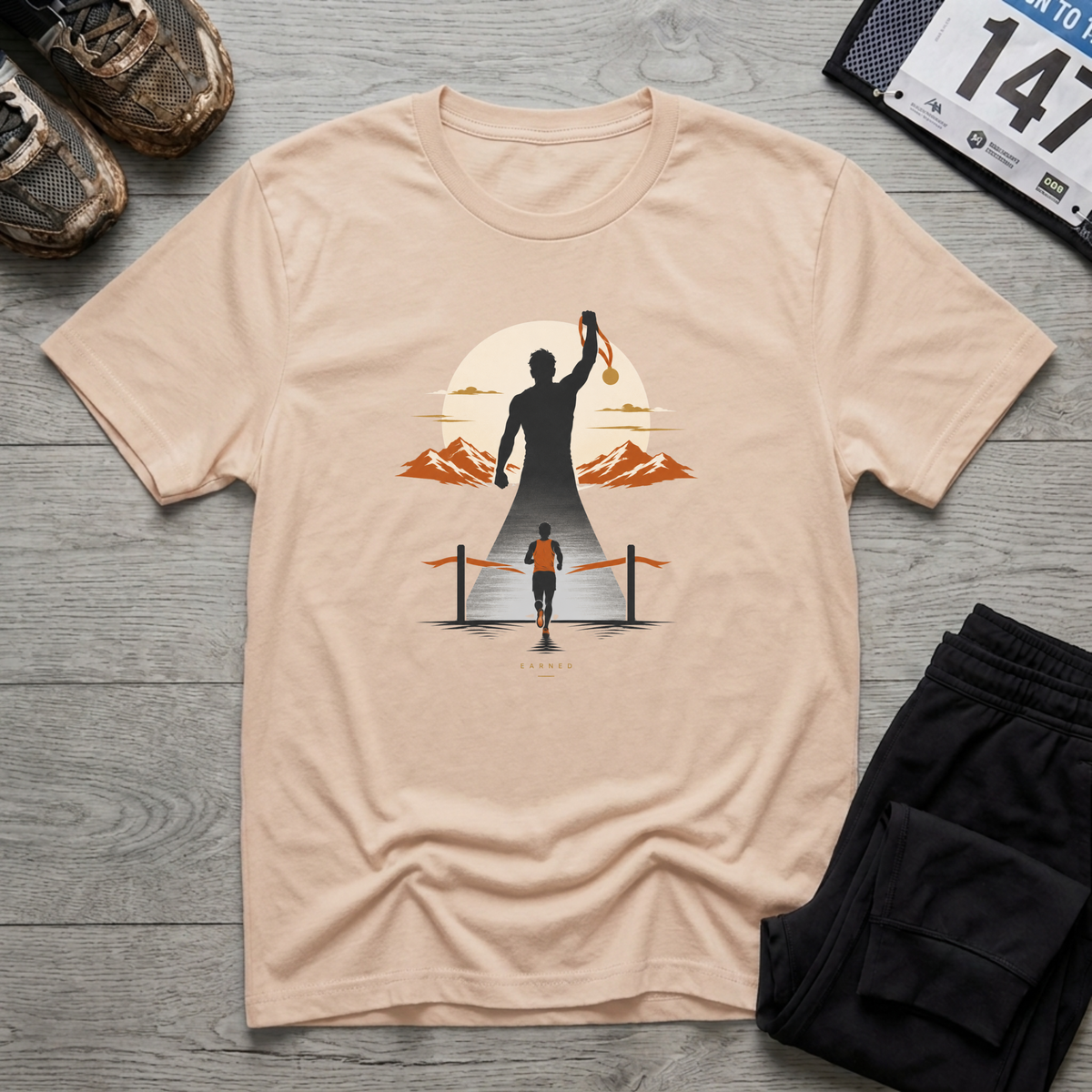 Earned Male T-Shirt