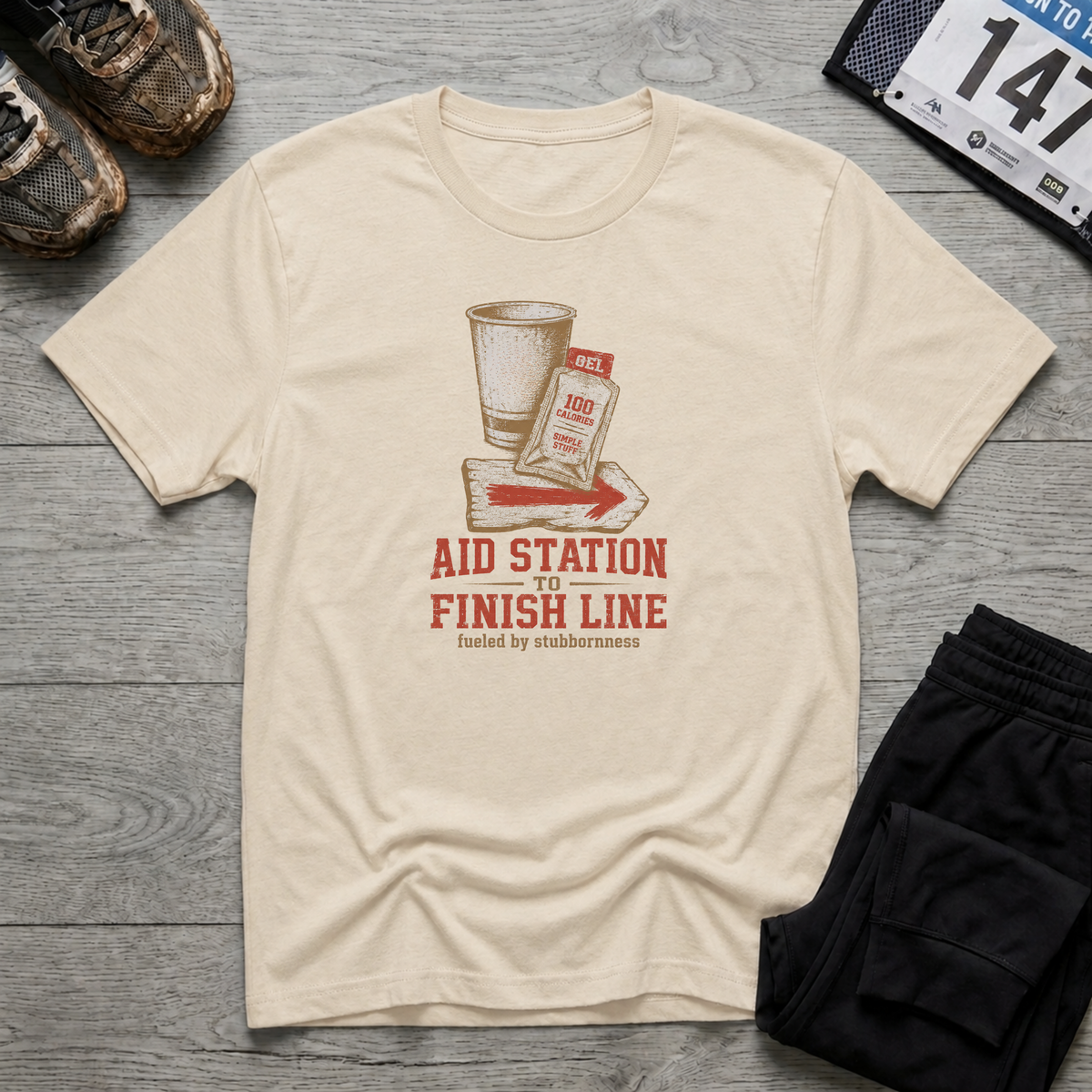 Aid Station to Finish Line T-Shirt