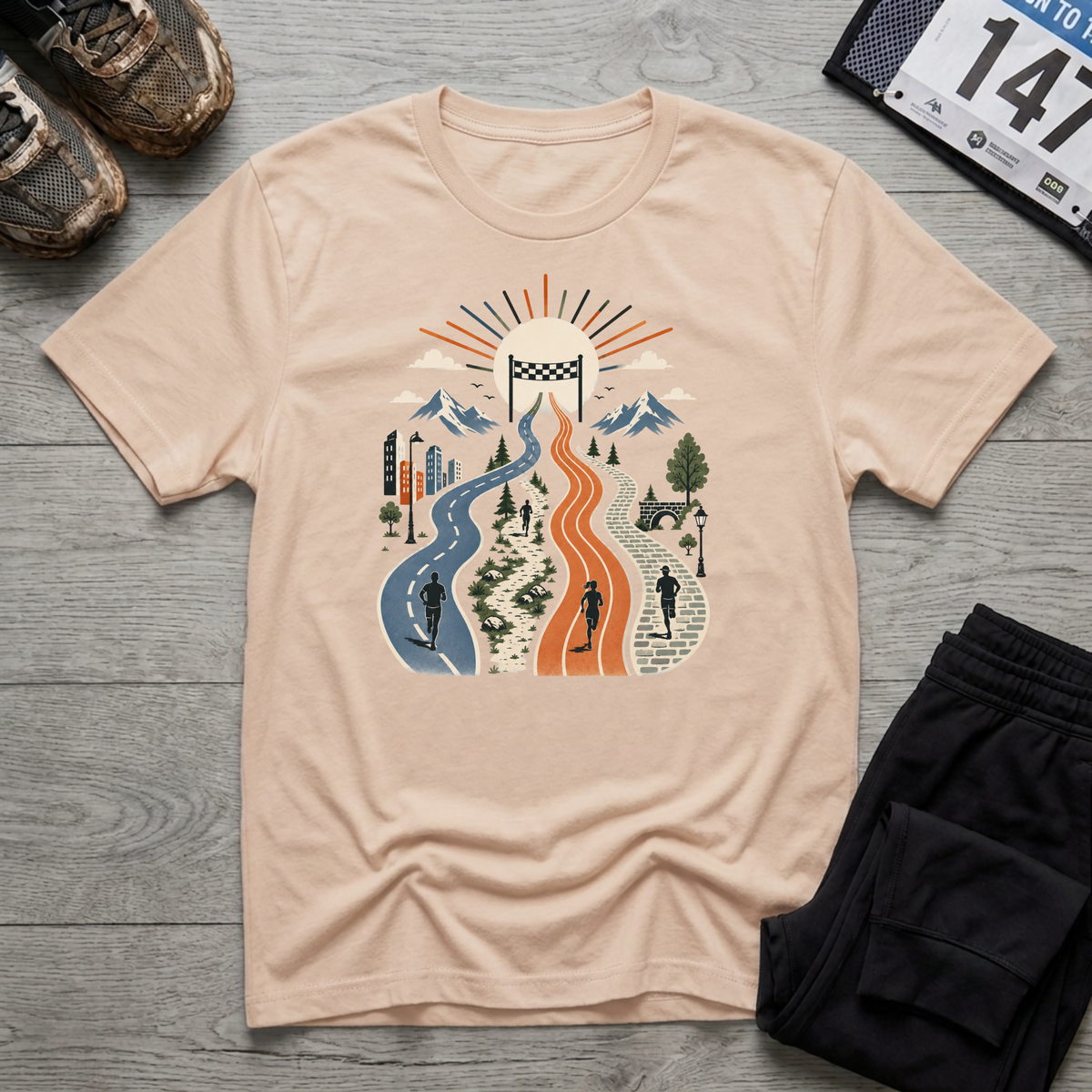 Different Routes T-Shirt