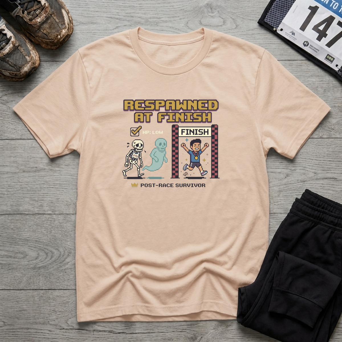 Respawned at Finish T-Shirt