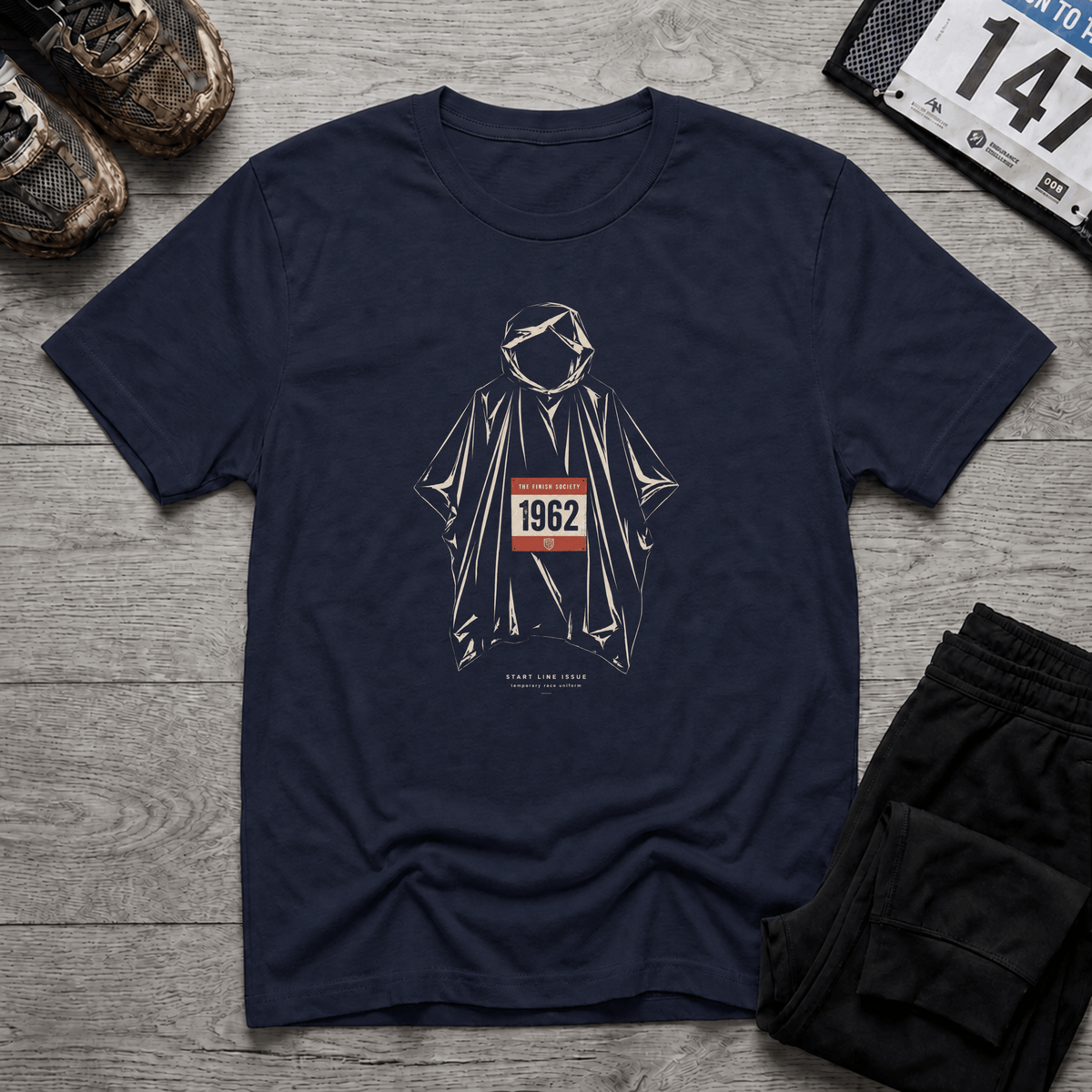 Start Line Poncho T-Shirt