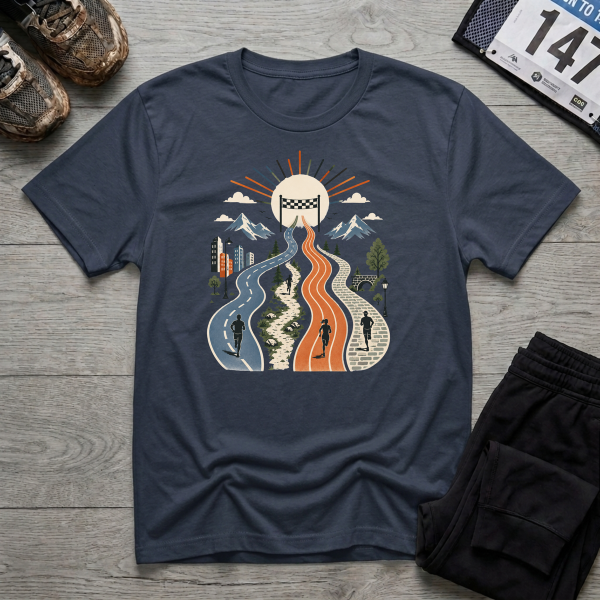 Different Routes T-Shirt