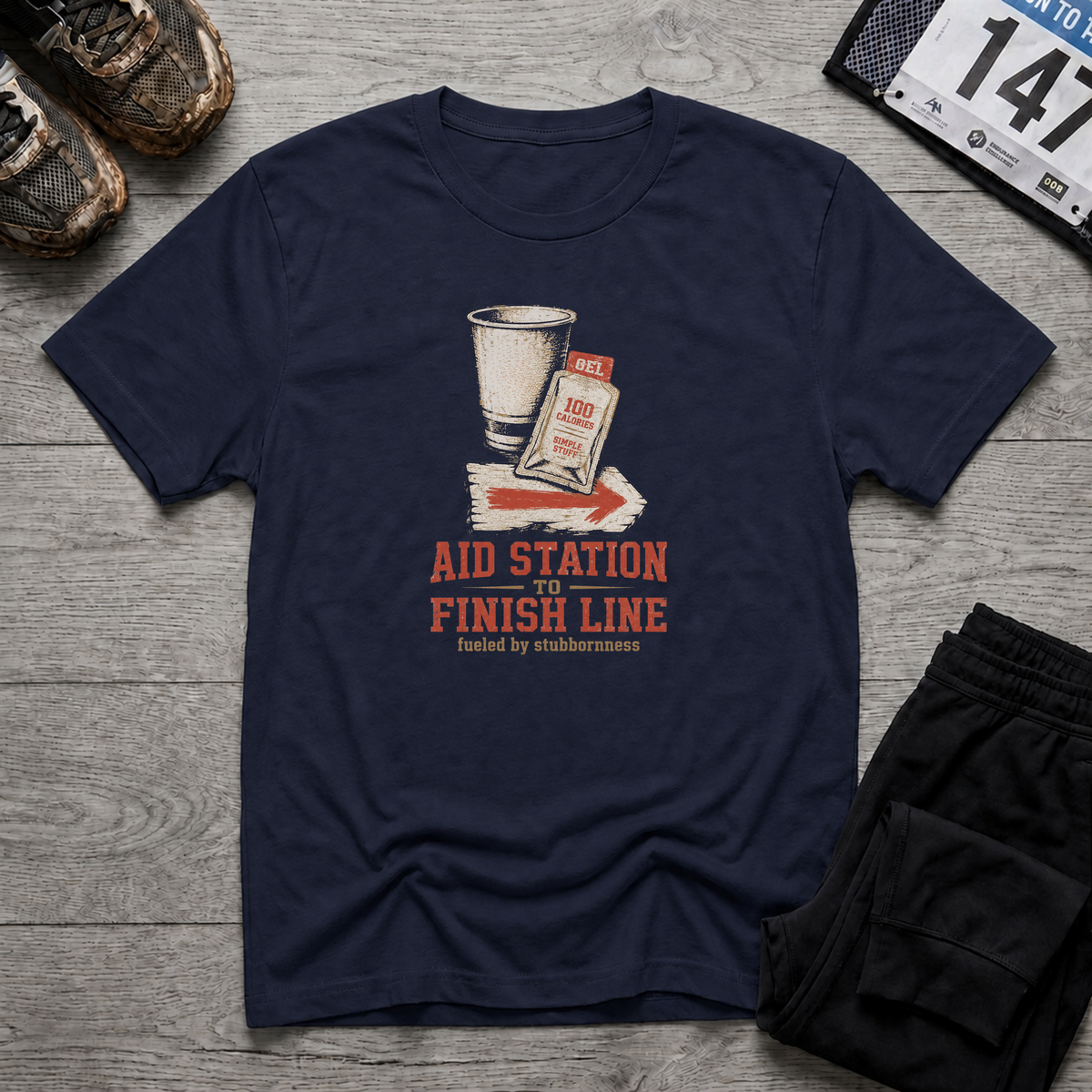 Aid Station to Finish Line T-Shirt
