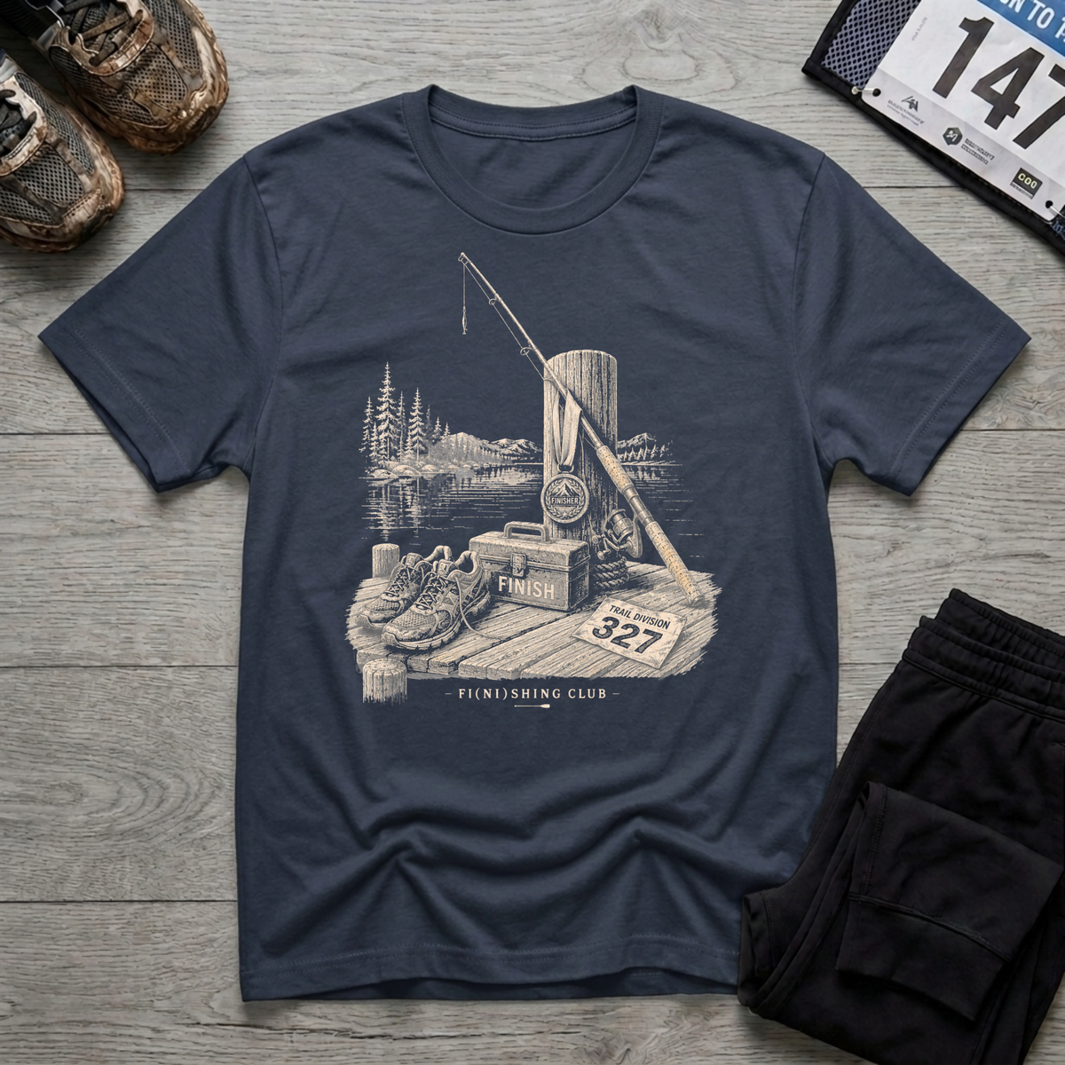 Fi(ni)shing Society Dock T-Shirt