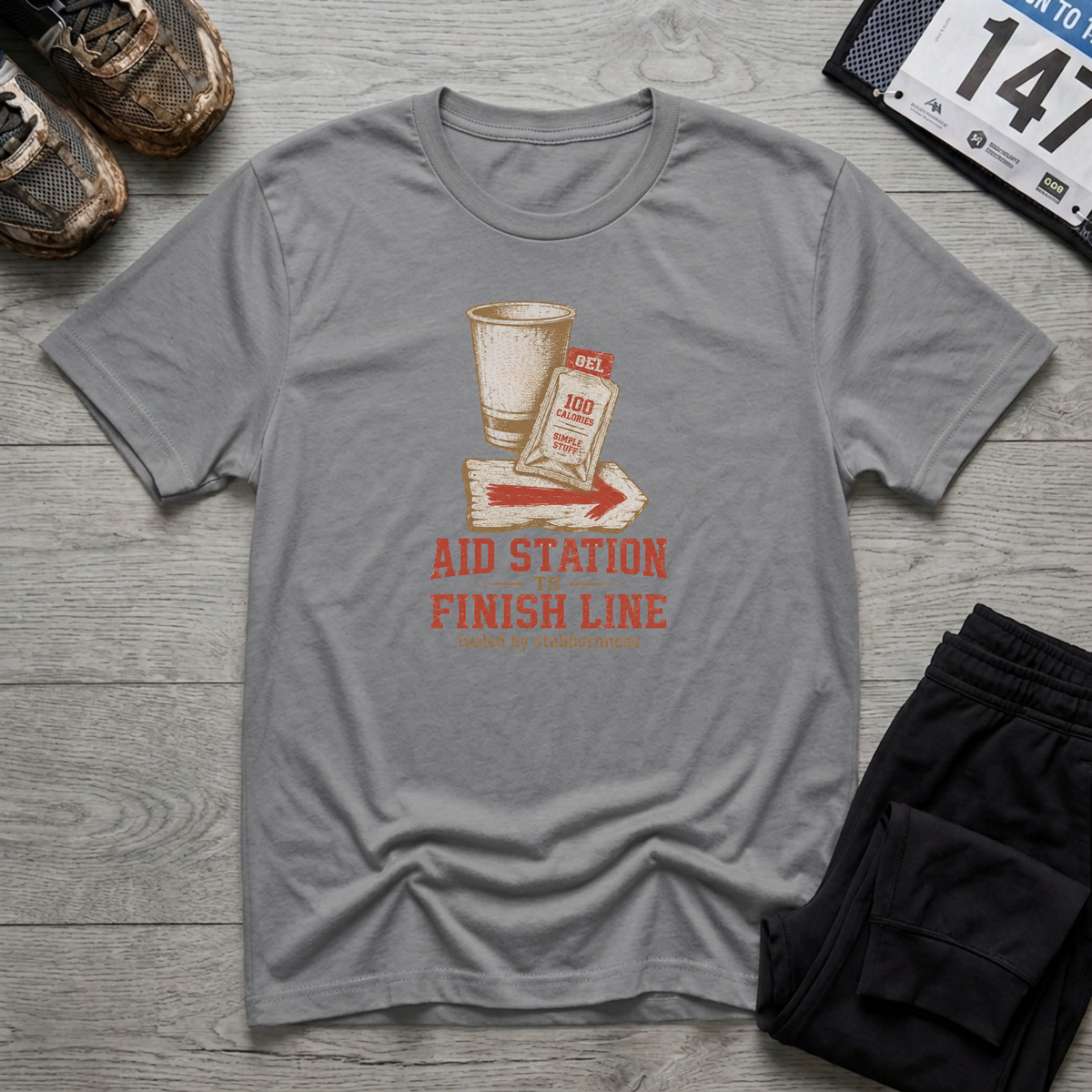 Aid Station to Finish Line T-Shirt