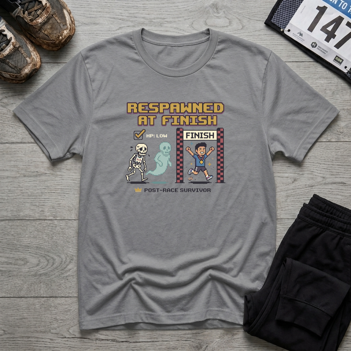 Respawned at Finish T-Shirt