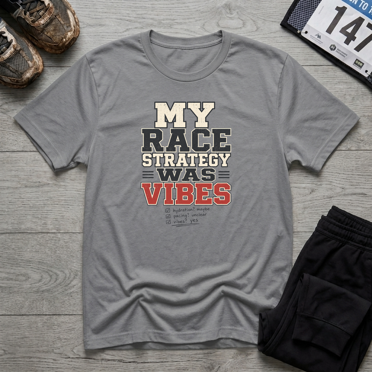 My Race was Vibes T-Shirt