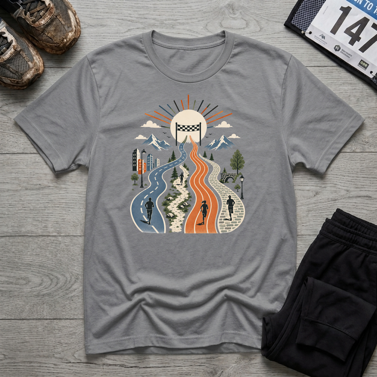 Different Routes T-Shirt