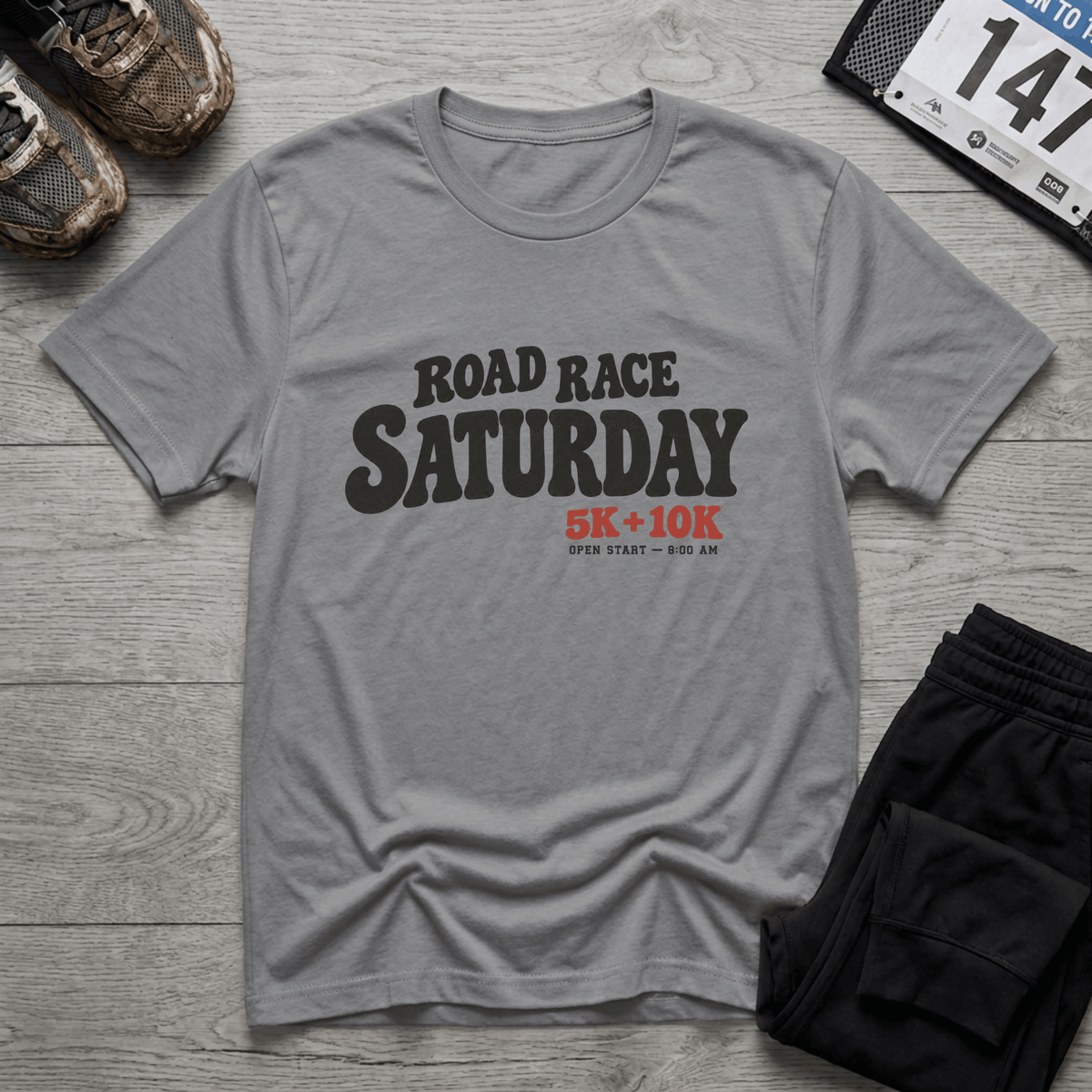 Road Race Saturday T-Shirt
