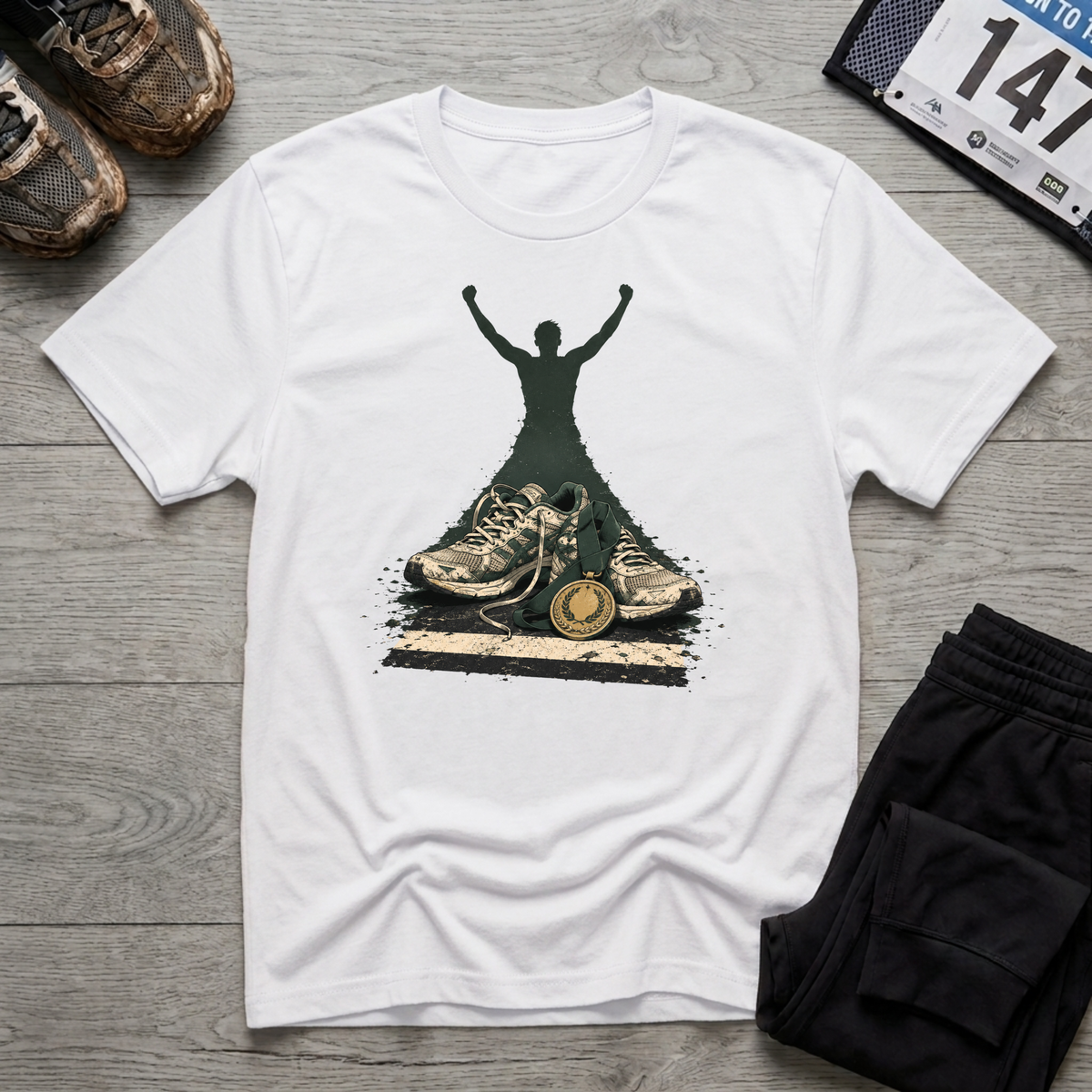 Finisher Shoes Male T-Shirt
