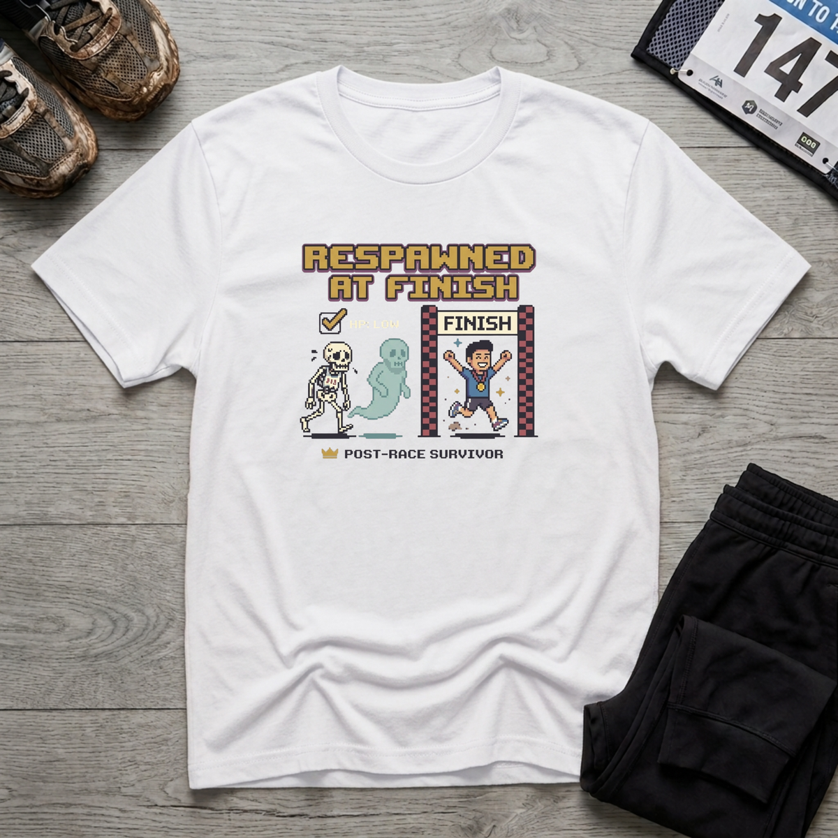 Respawned at Finish T-Shirt