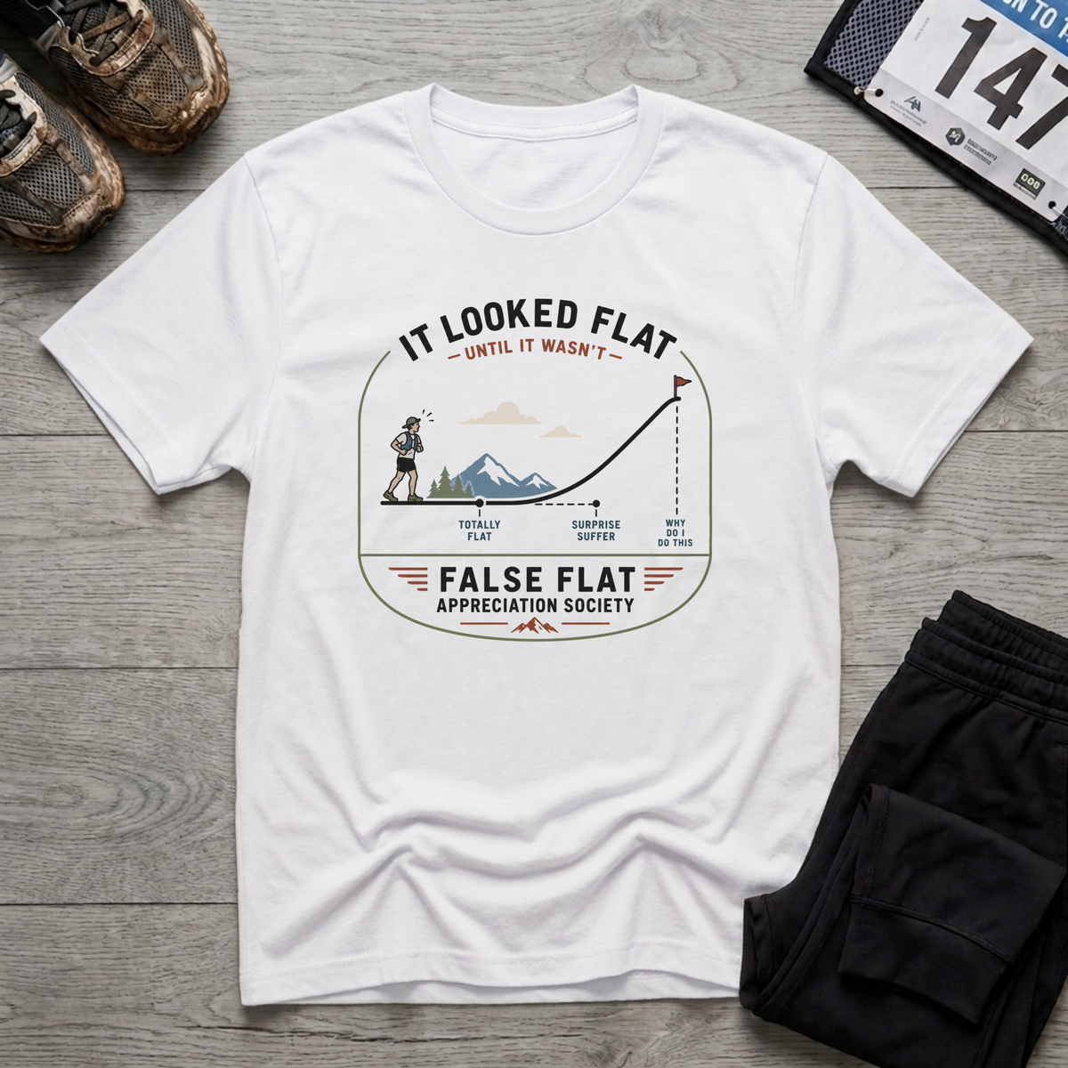 False Flat T-Shirt