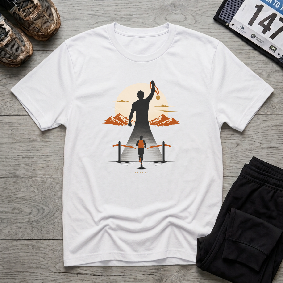 Earned Male T-Shirt