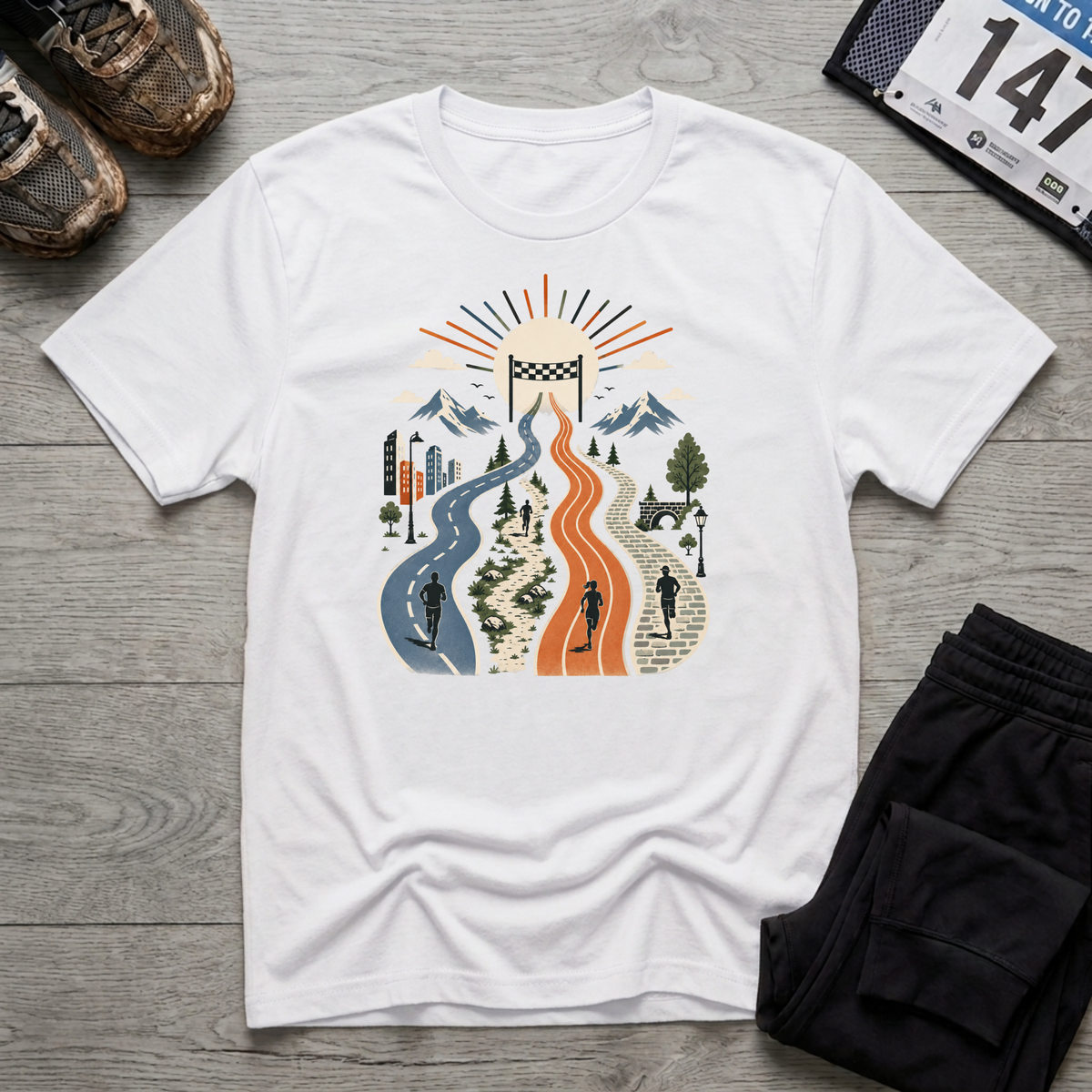 Different Routes T-Shirt