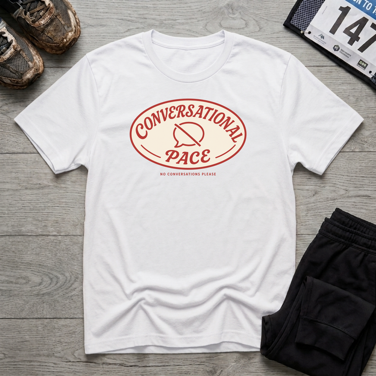 Conversational Pace T-Shirt - White