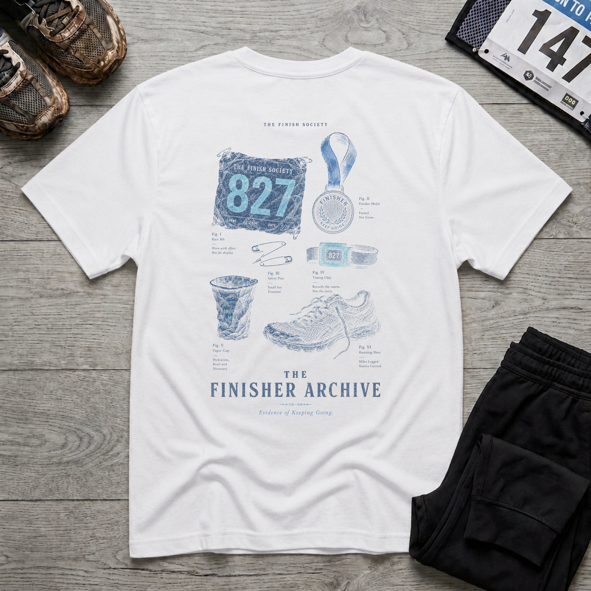 Finisher Archive T-Shirt - White